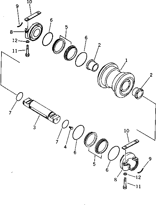 Вал 209-30-52310 Komatsu