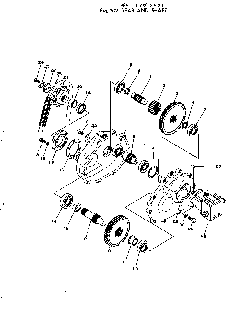 Ведущая звезда 257-30-13160 Komatsu