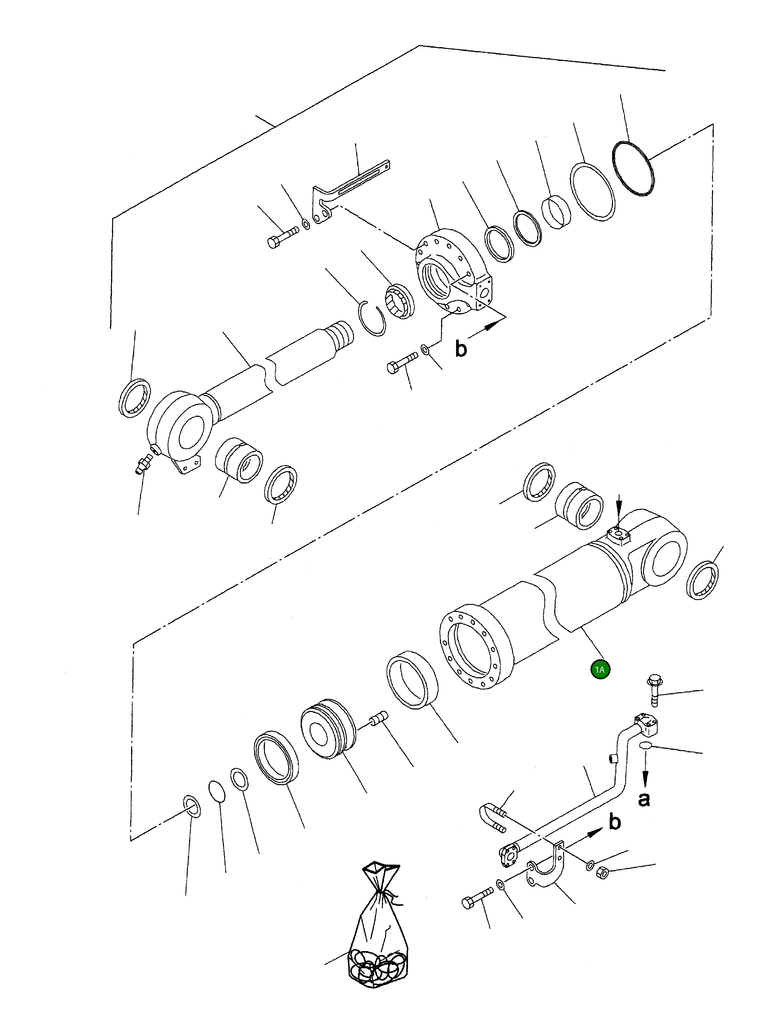 Барабан 707-13-20222 Komatsu