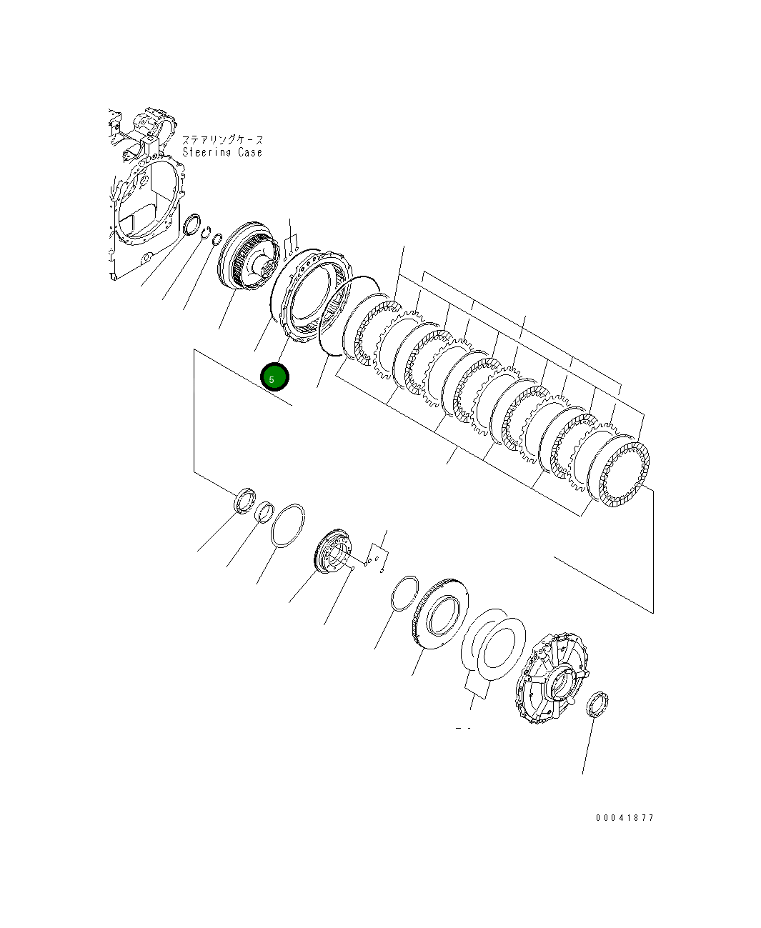 Барабан 17A-22-41180 Komatsu