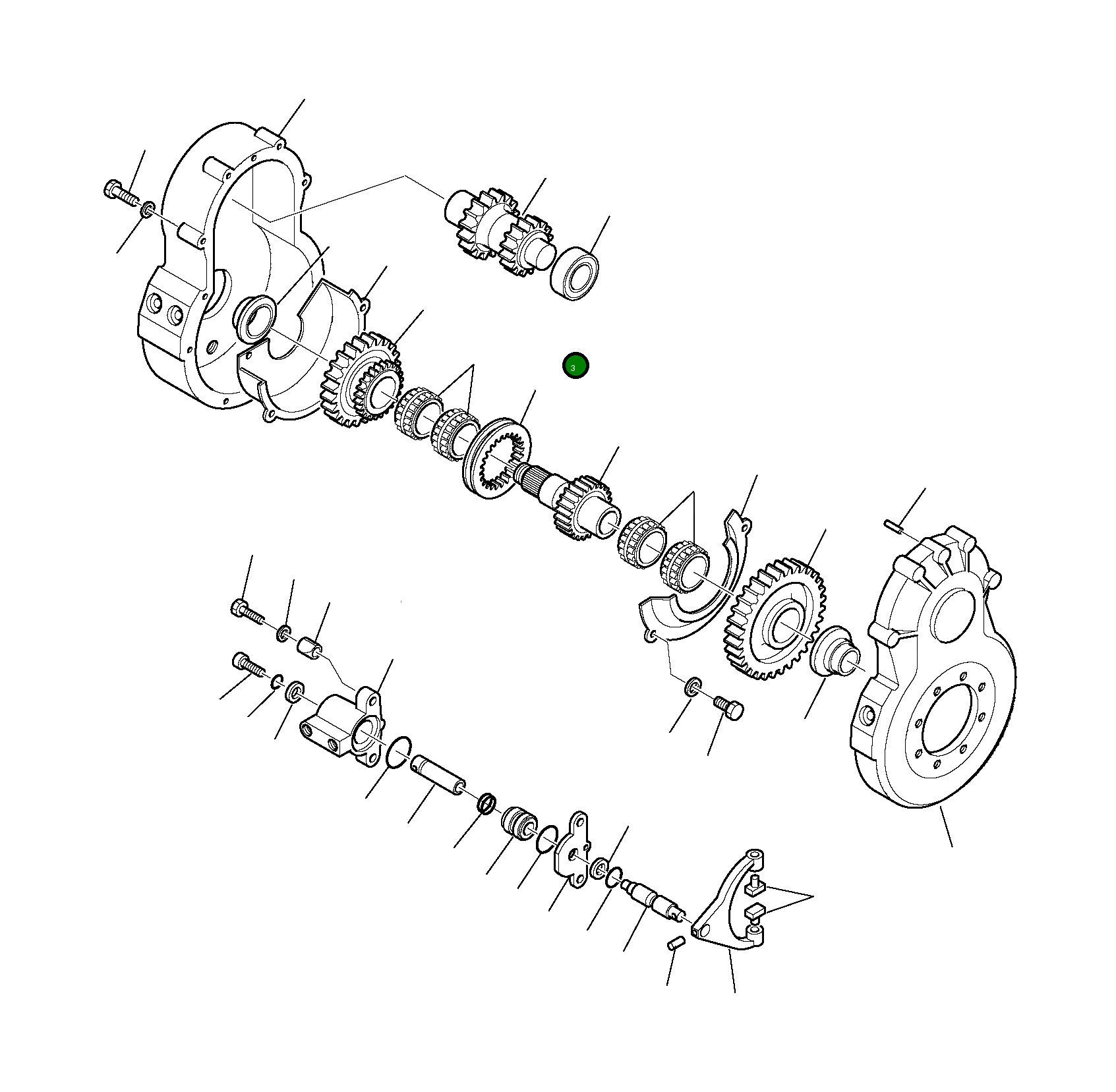 Вал 226-22-11220 Komatsu