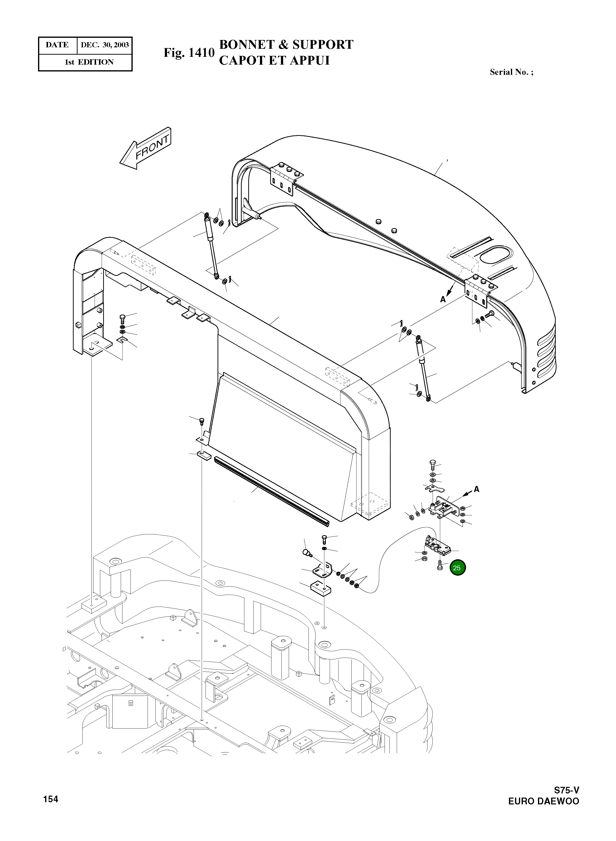 Болт M6X1.0X35 S0505353 Komatsu