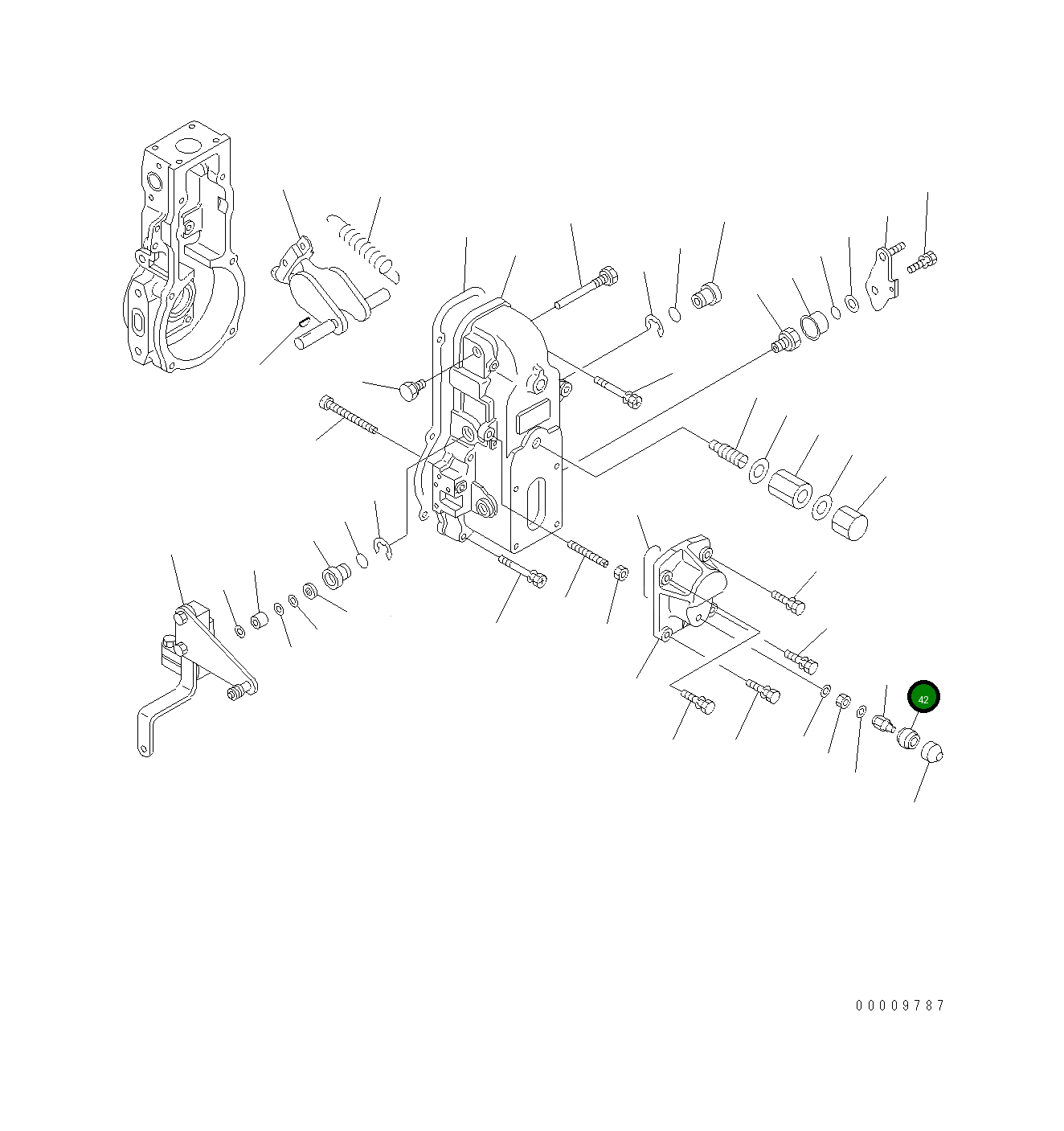 Адаптер DK154062-39 Komatsu