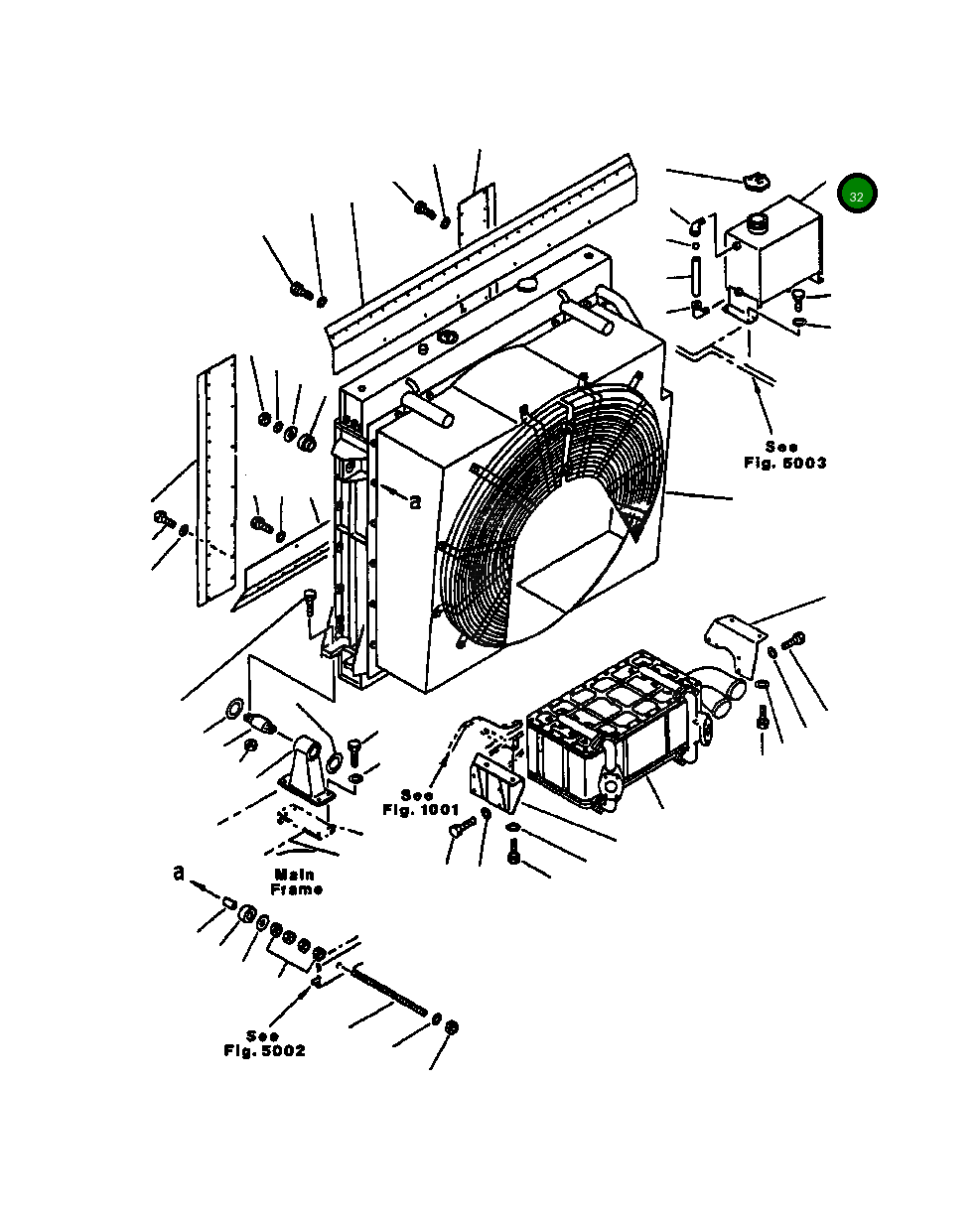 Бак 561-03-61912 Komatsu