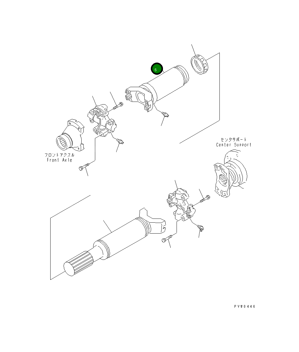 Вилка 42C-20-14160 Komatsu