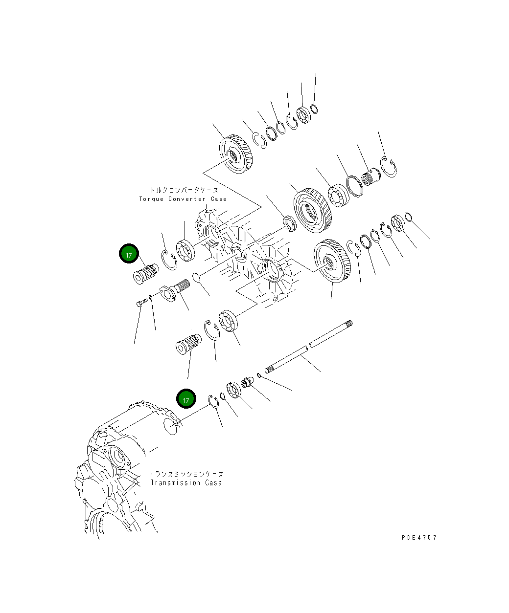 Вал 714-07-14410 Komatsu