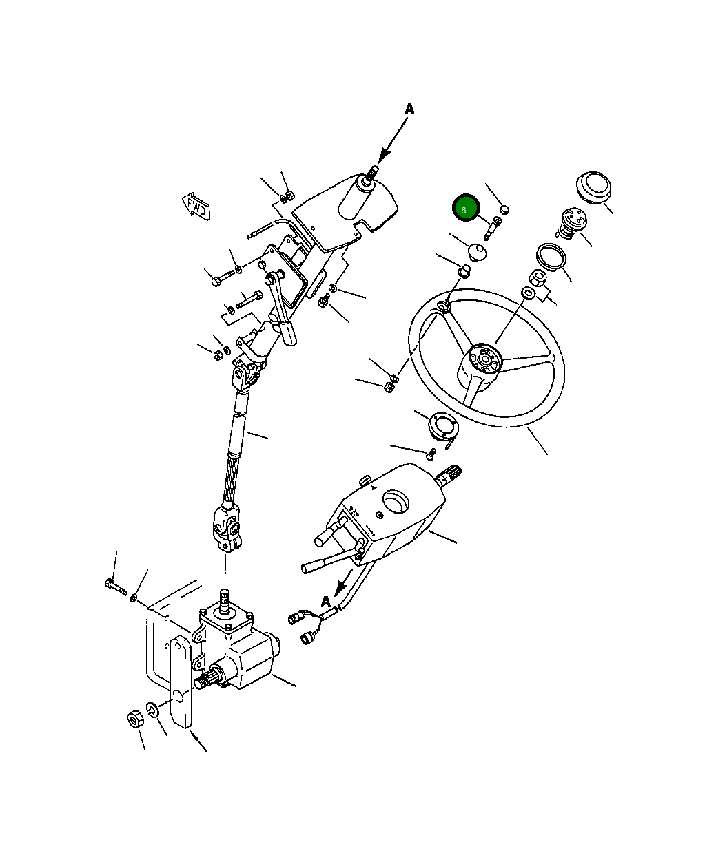 Вал 362-43-15180 Komatsu