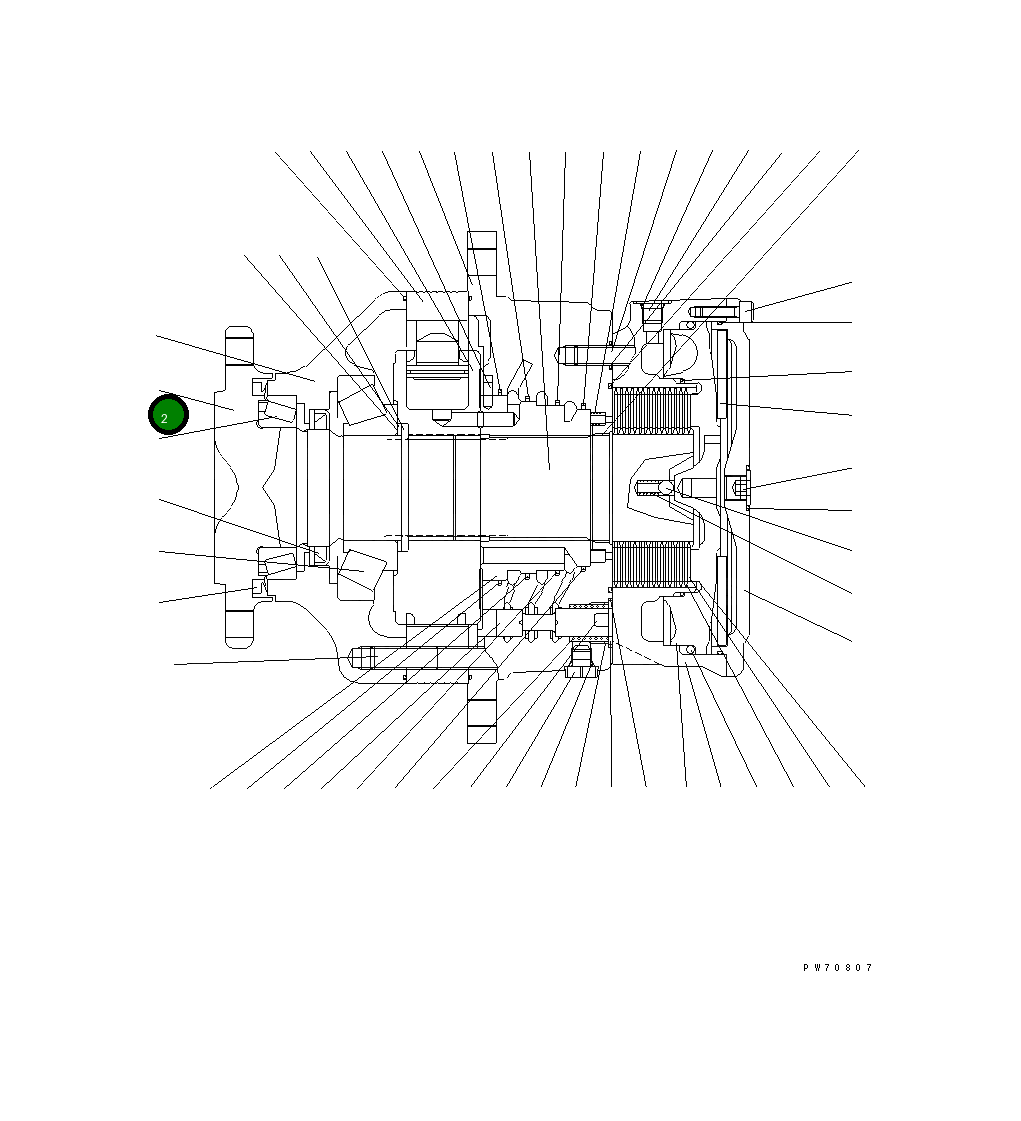 Вал 258-81-51120 Komatsu