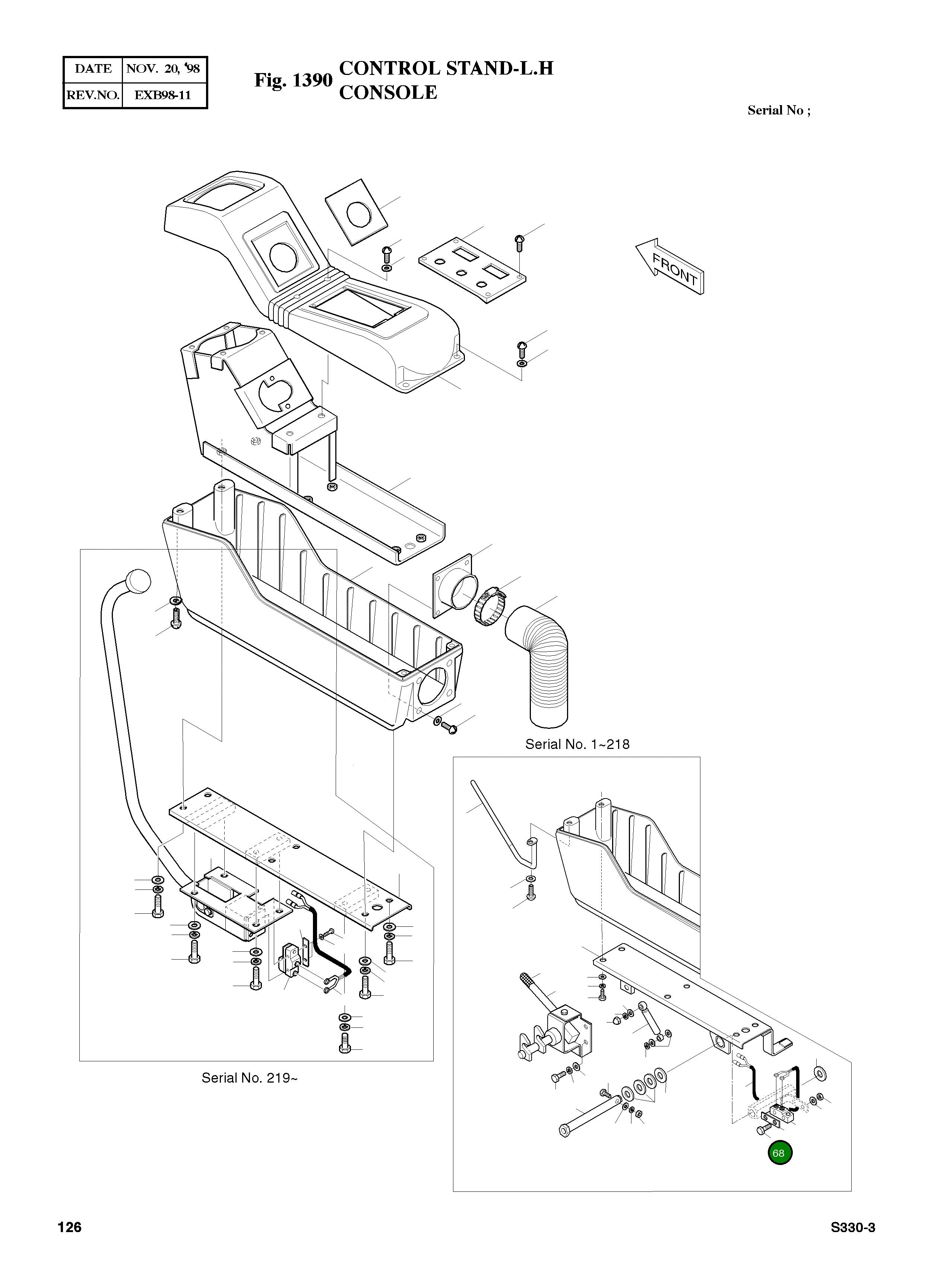 Болт M4X0.7X25 S0151313 Komatsu