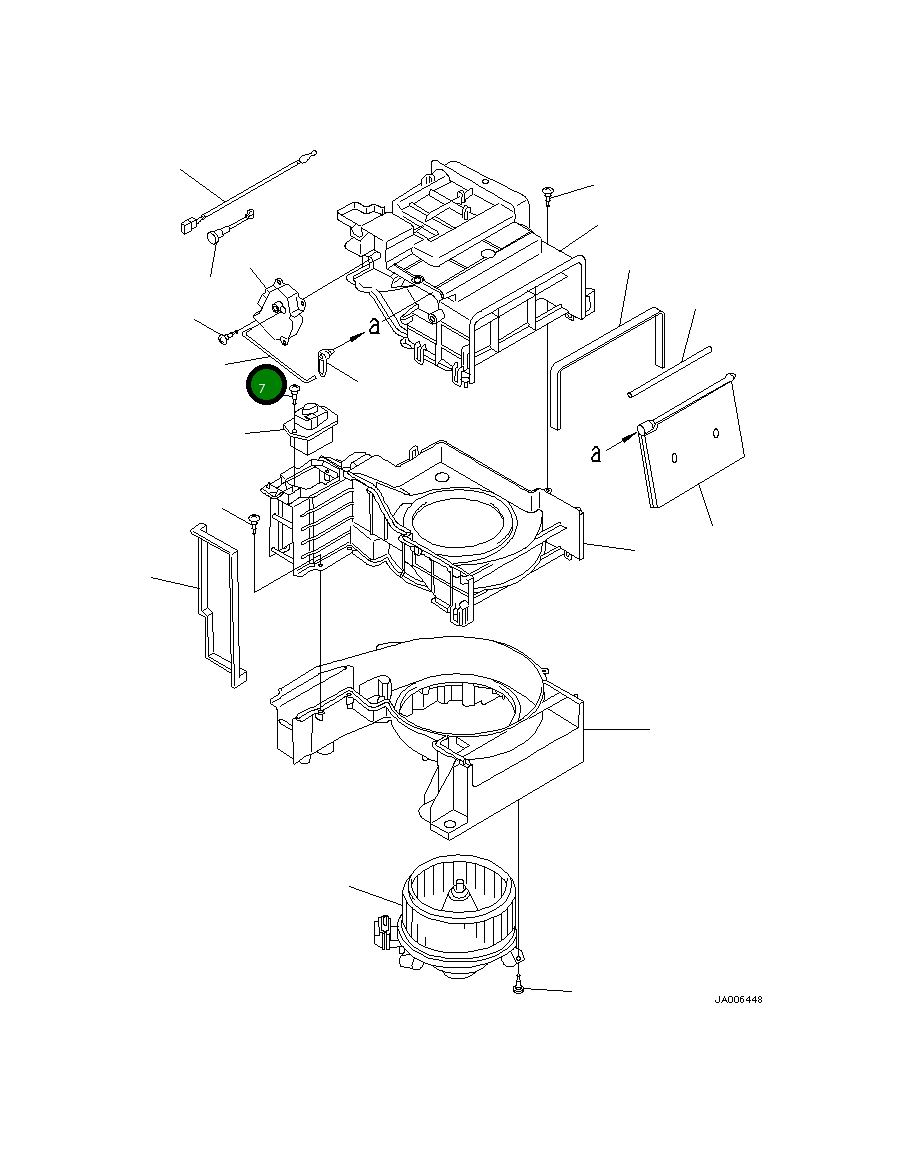 Вал ND116662-8530 Komatsu