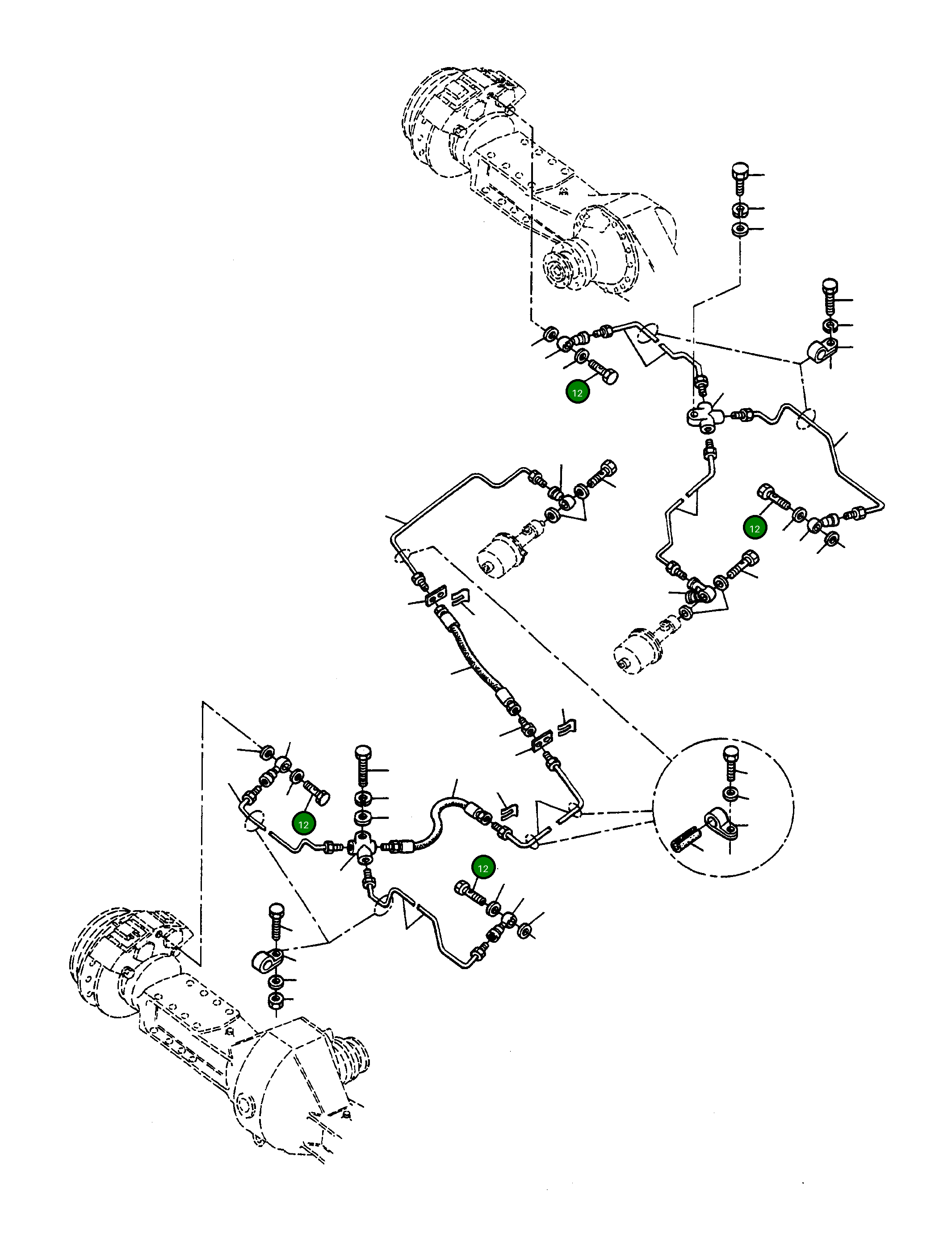 Болт-банджо 1444943X1 Komatsu