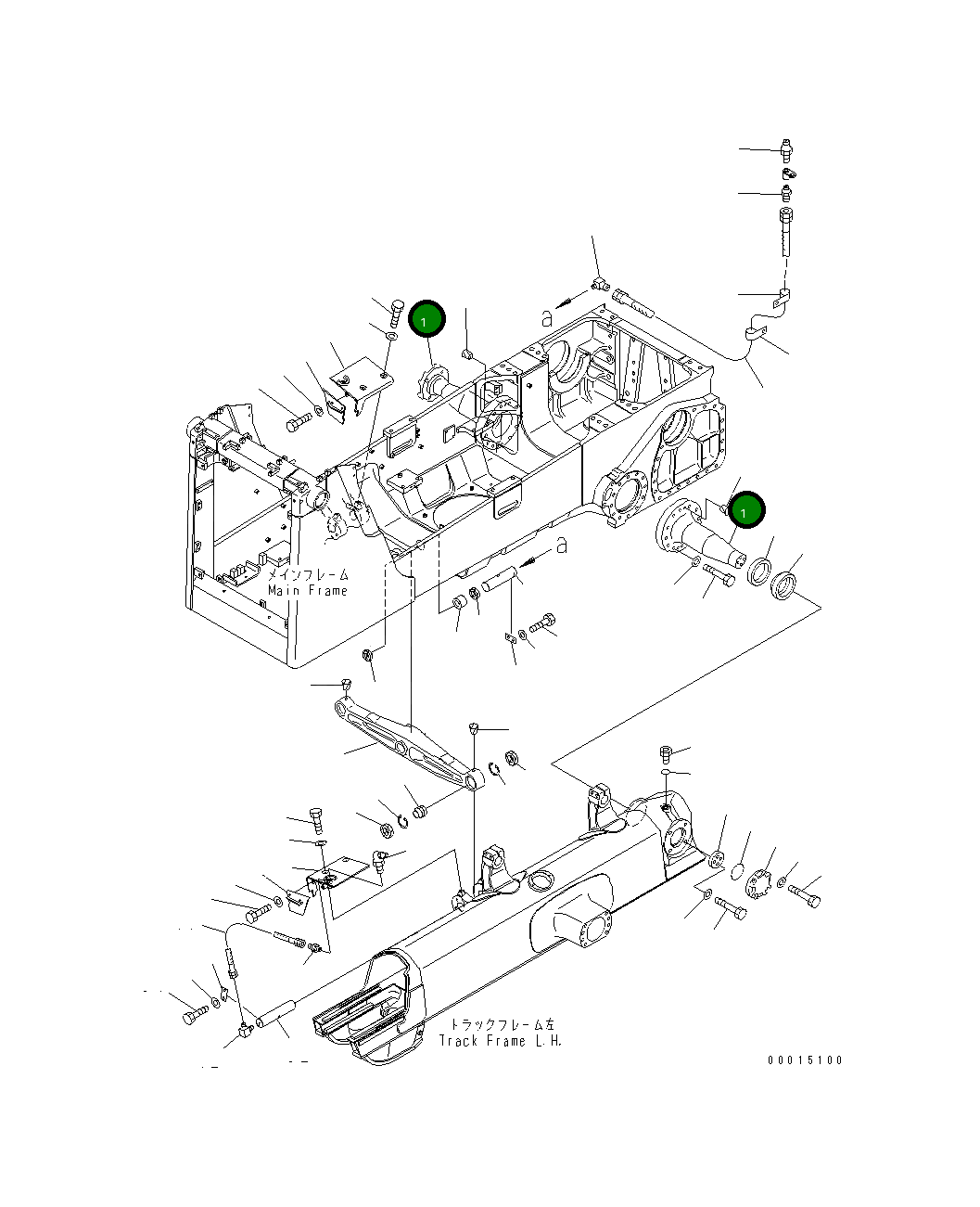 Вал 14Y-30-17111 Komatsu