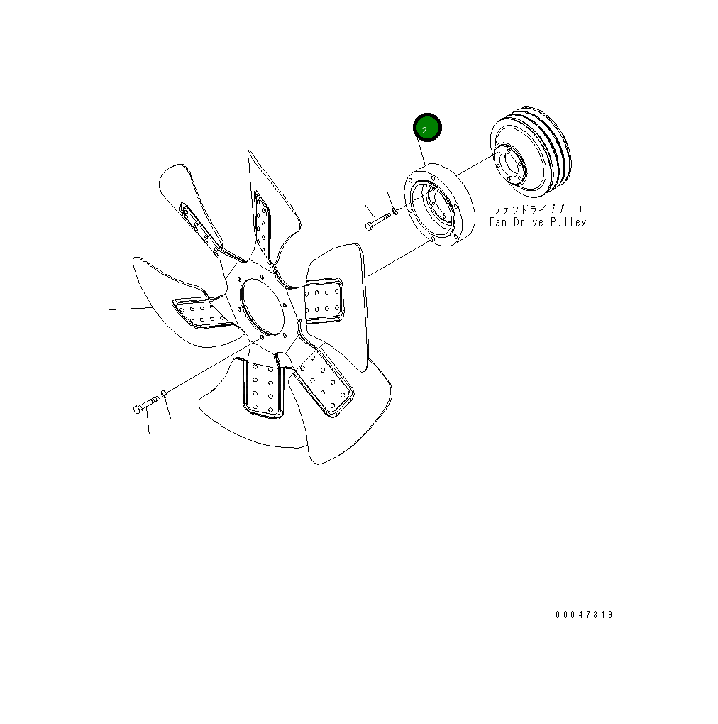 Адаптер 6261-61-3180 Komatsu
