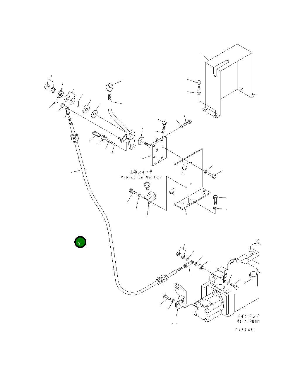 Вал 273-70-63130 Komatsu