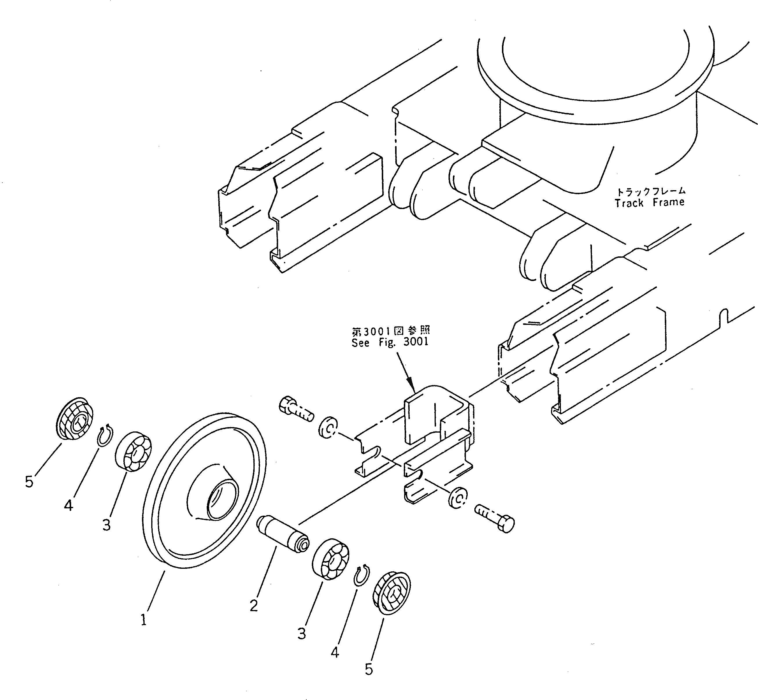 Вал 21R-35-11220 Komatsu