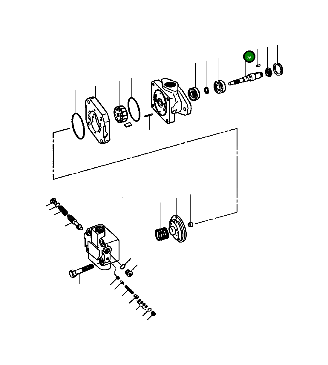 Вал 1430 617 H1 Komatsu