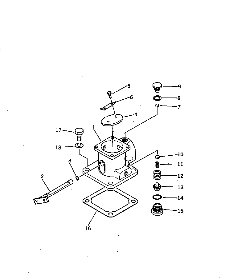 Вал M721045802030 Komatsu