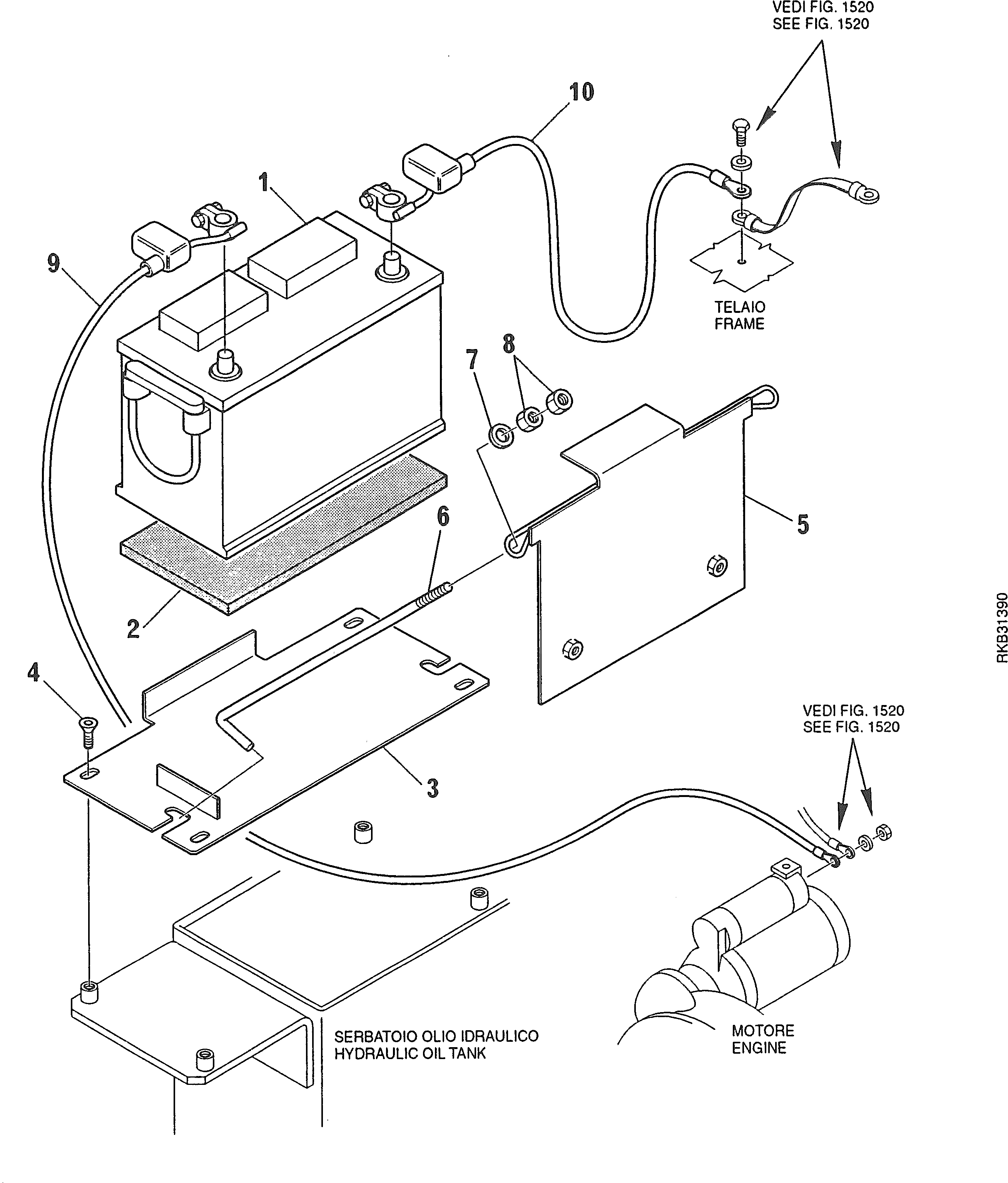 Аккумулятор 885010020 Komatsu