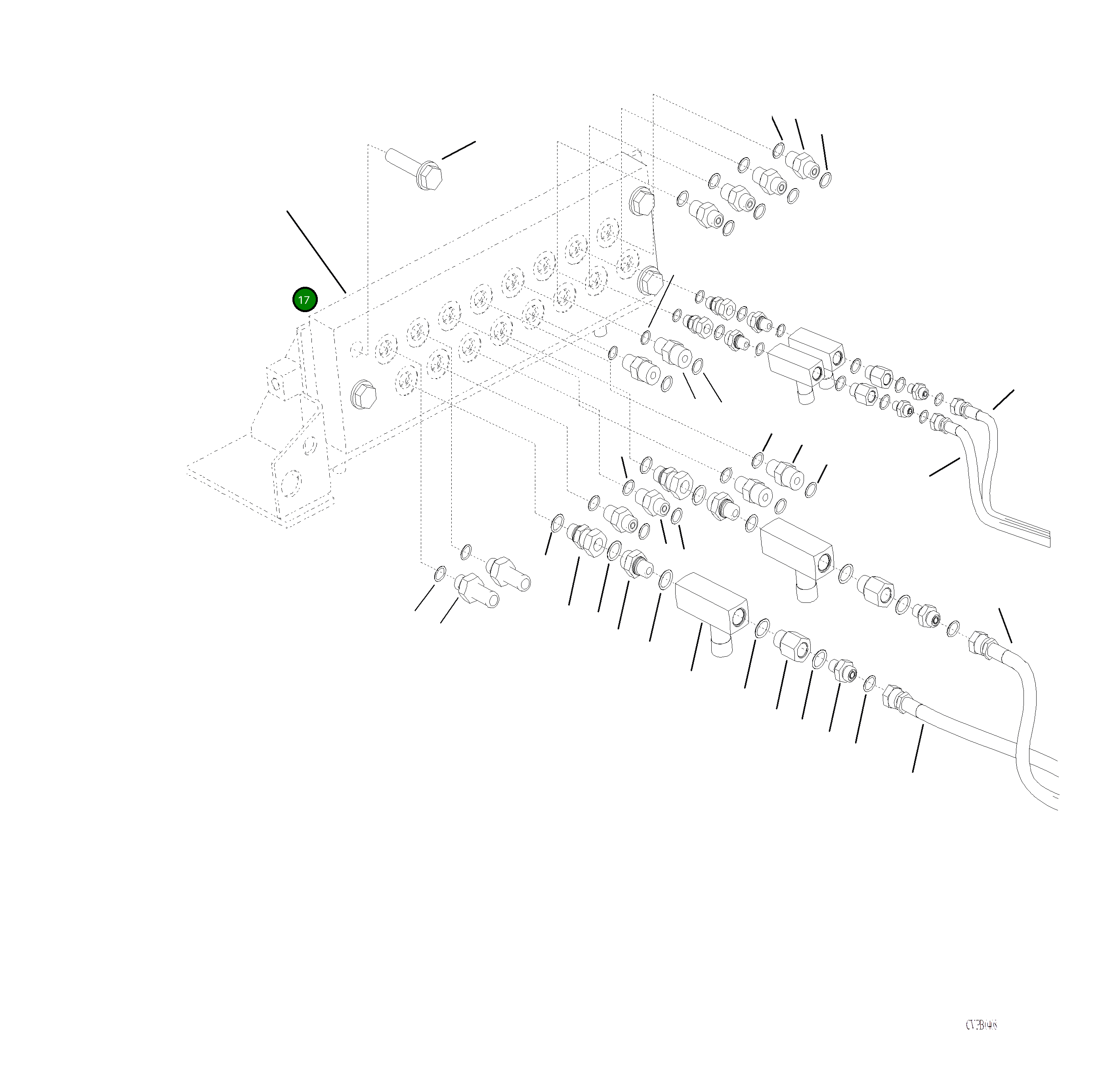 Адаптер 207-62-A1970 Komatsu