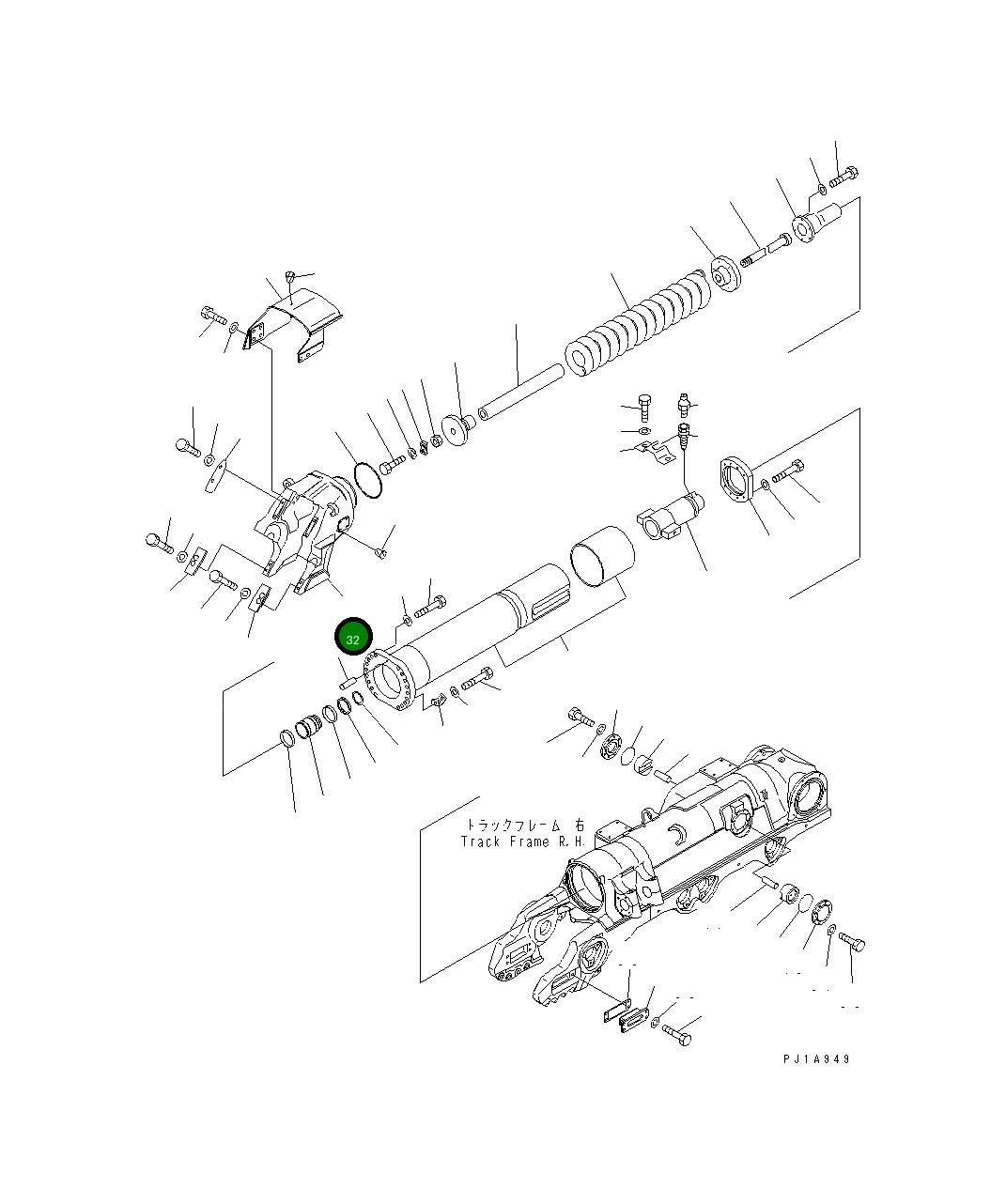Вилка 198-30-64161 Komatsu