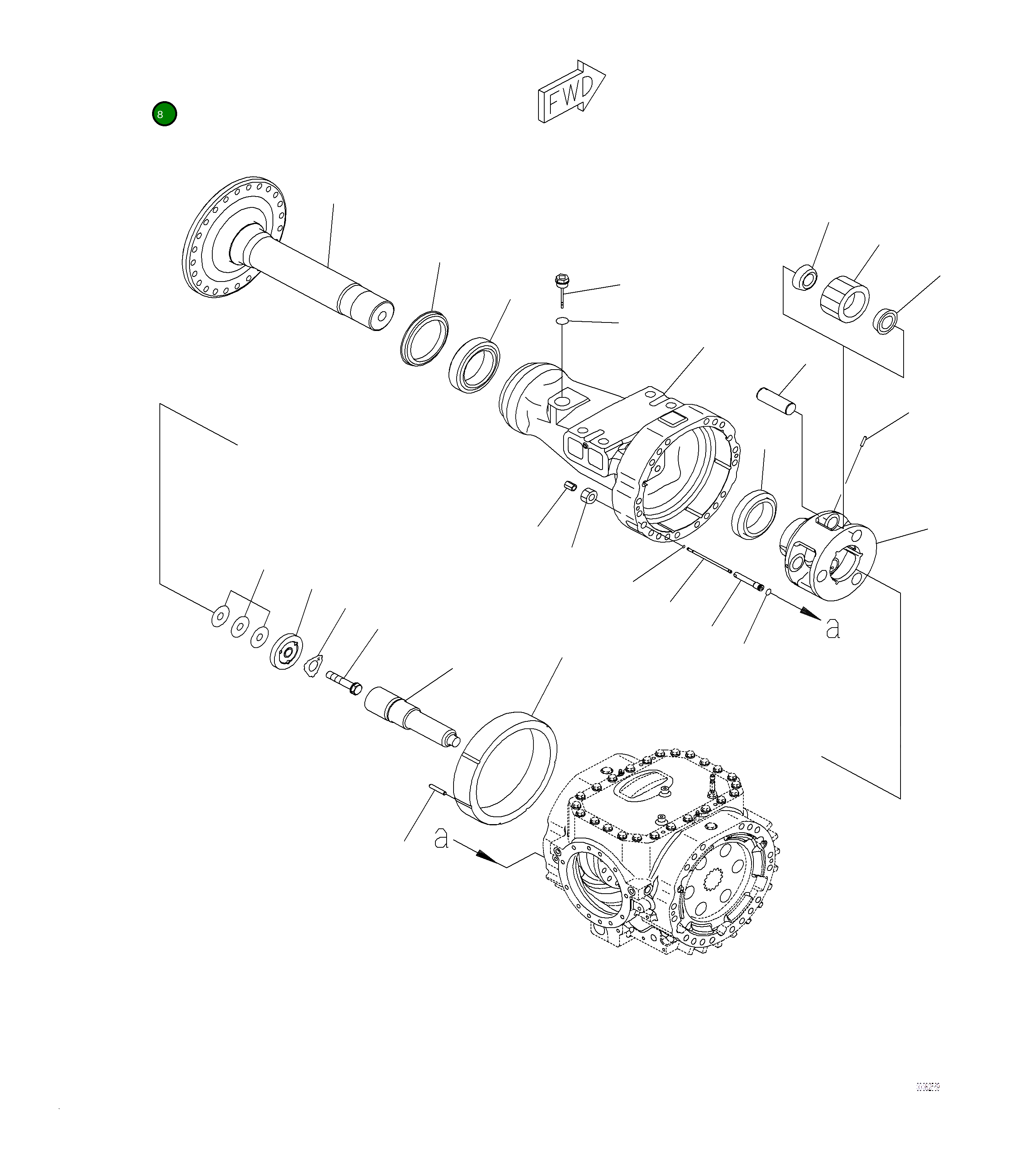 Вал 421-22-32731 Komatsu