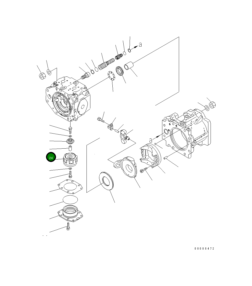 Вал 708-2K-11781 Komatsu