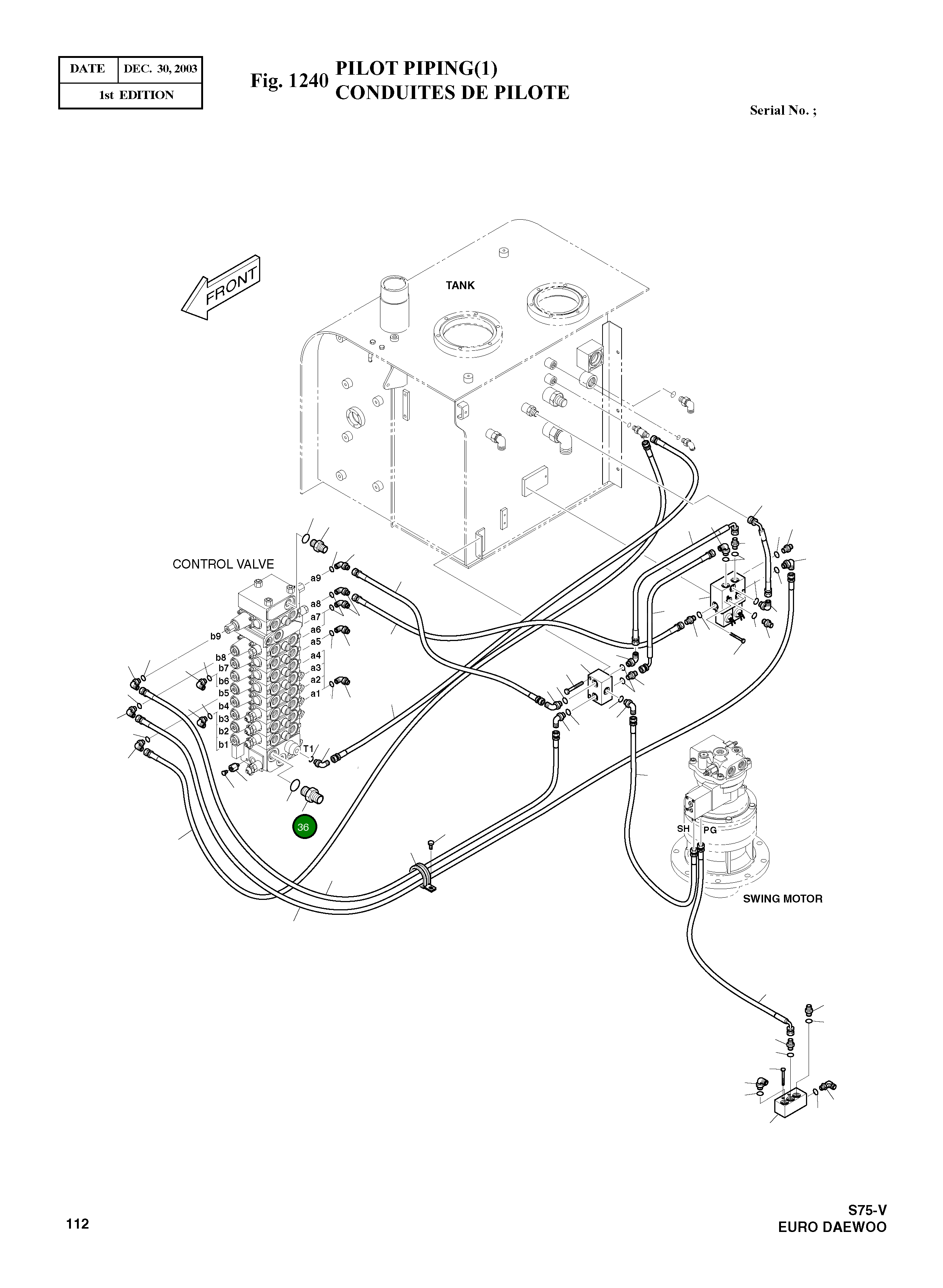Адаптер 2181-1126D70 Komatsu