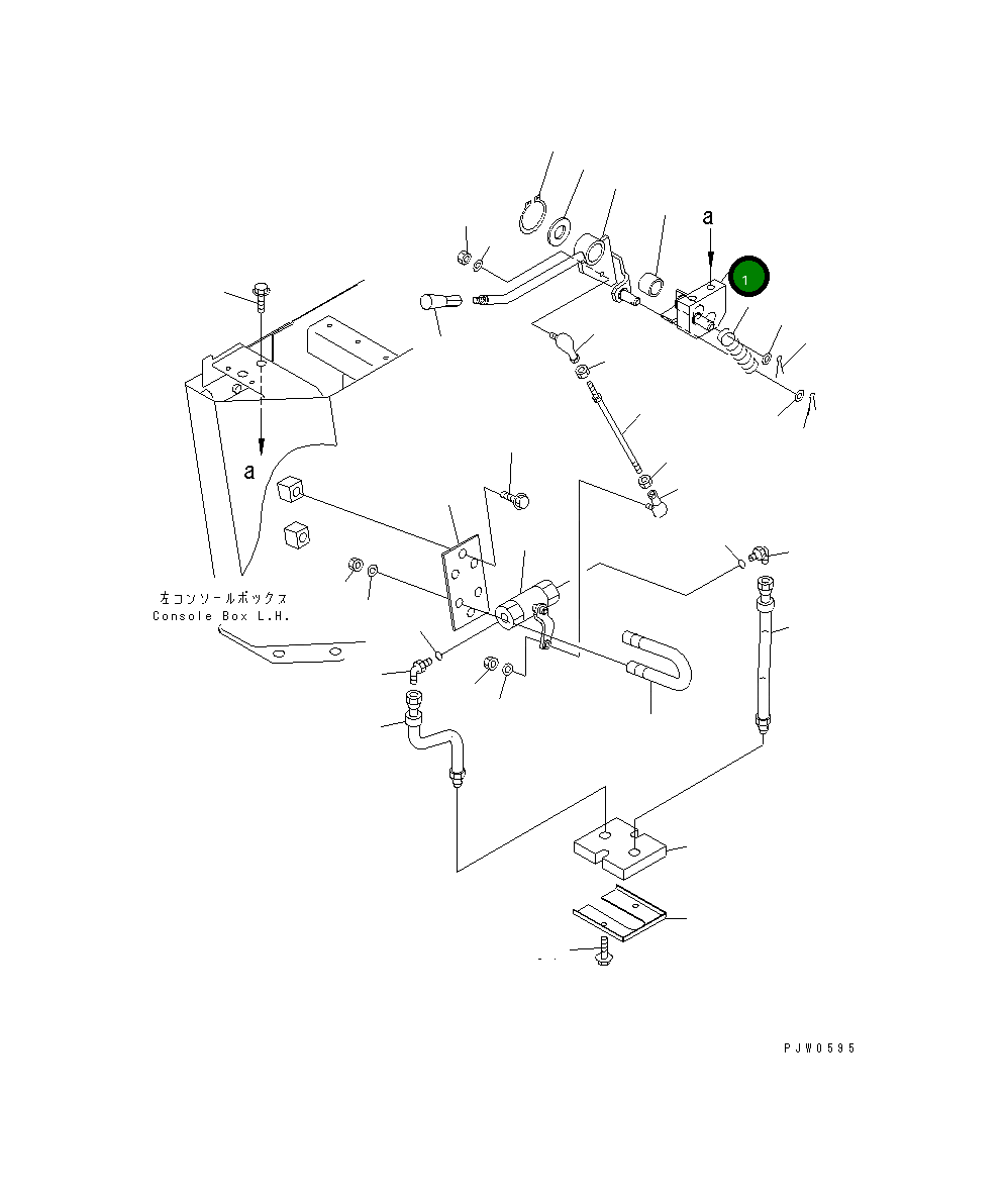 Вал 42C-54-12981 Komatsu