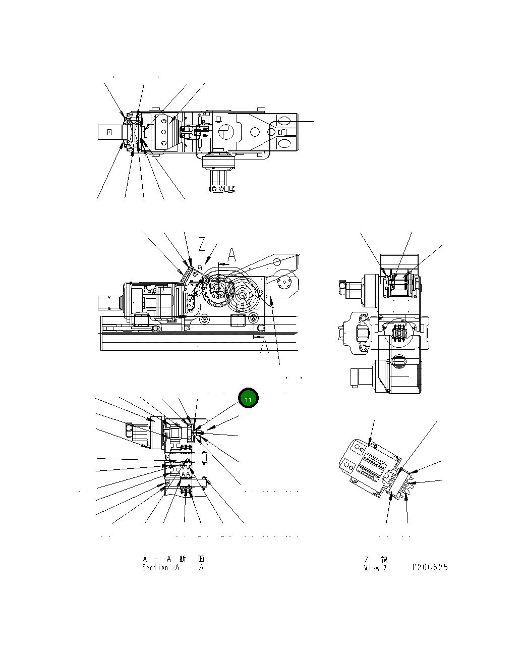 Вал 8210-72-1320 Komatsu