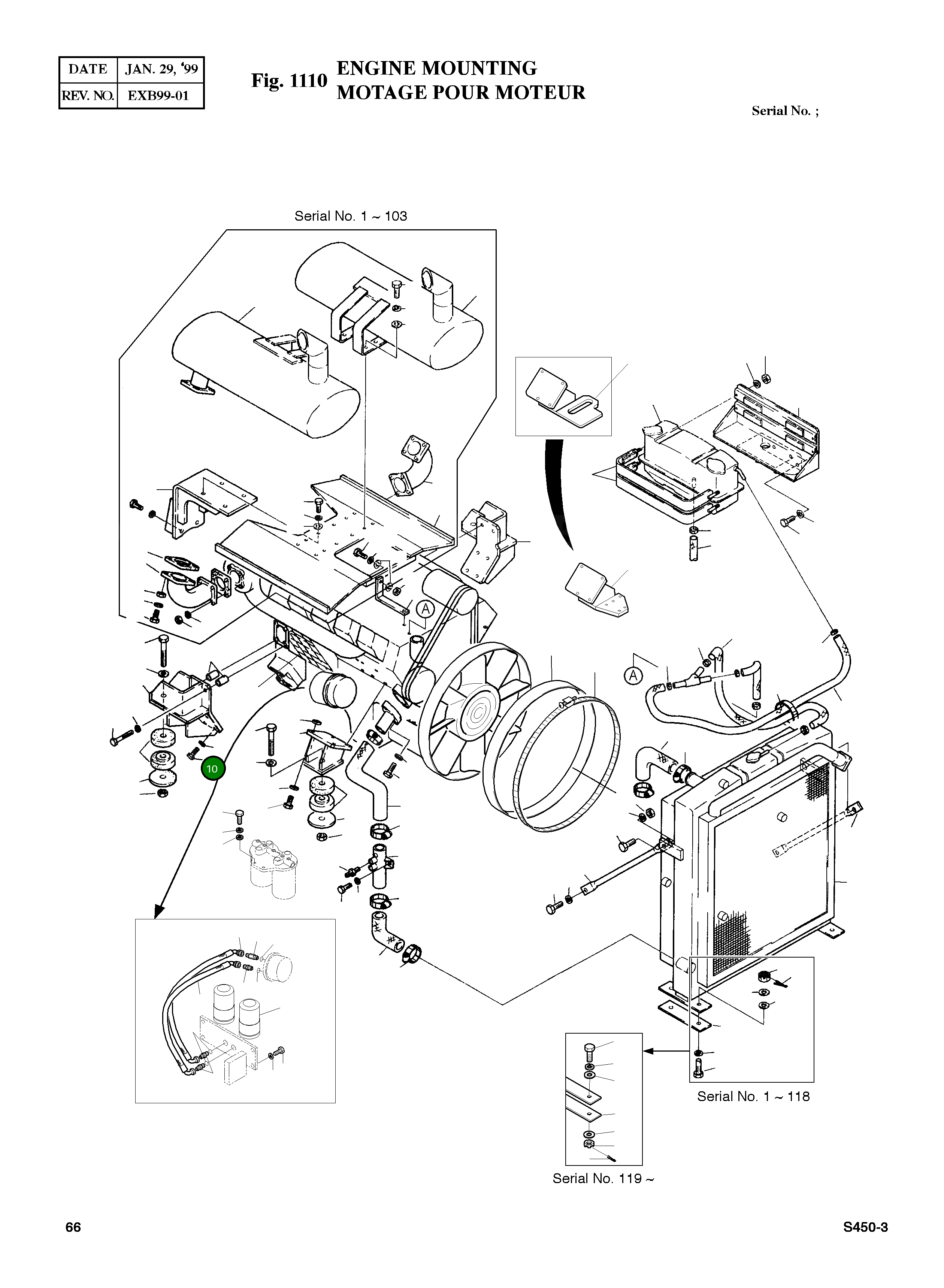 Болт M14X1.5X45 S0762853 Komatsu