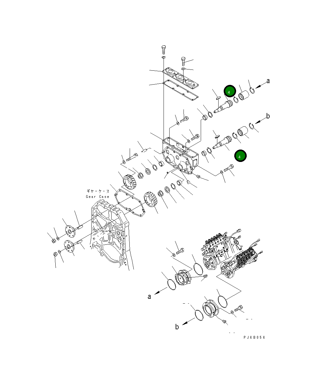 Вал 6166-73-3111 Komatsu