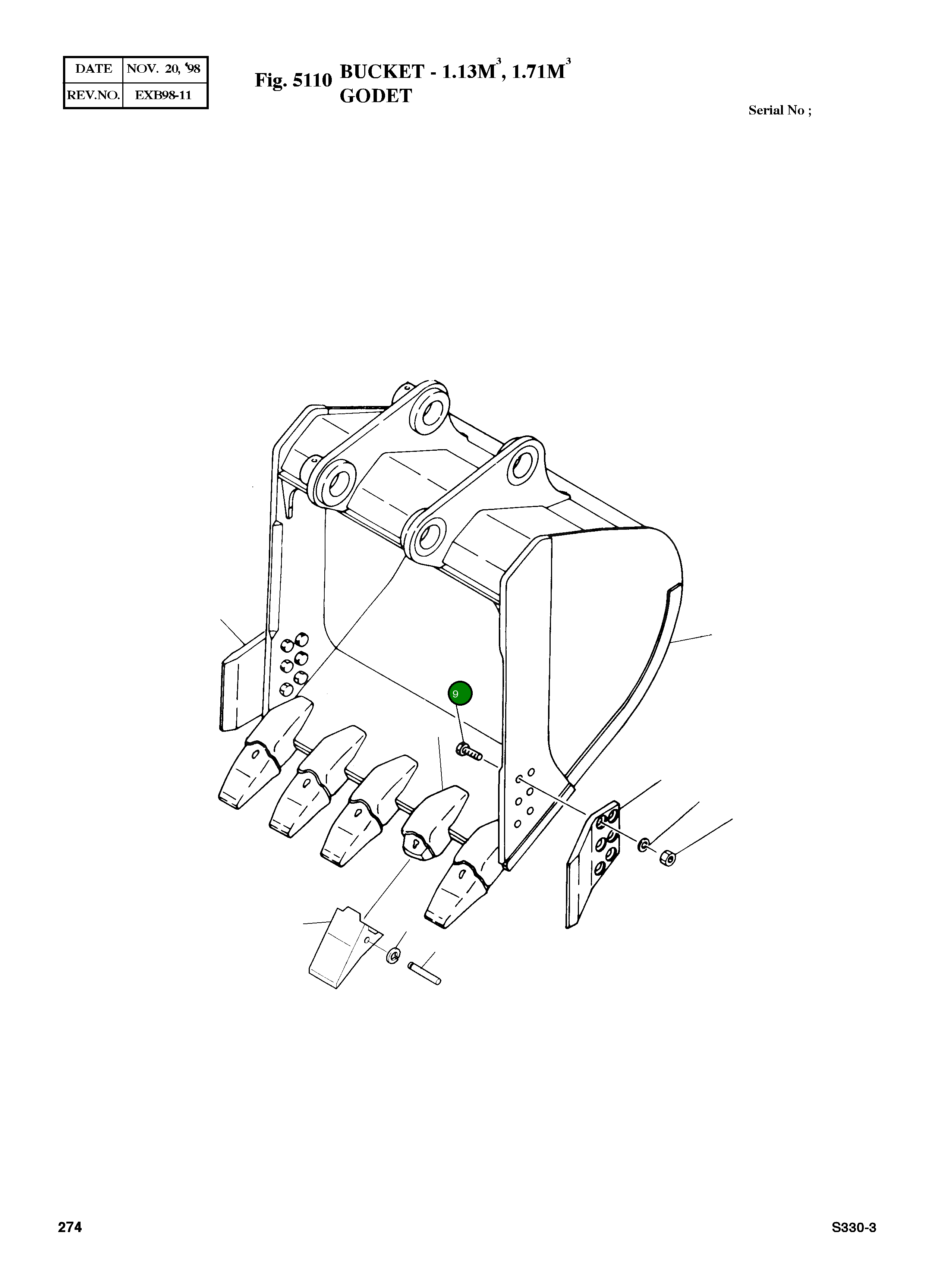 Болт M22X1.5X70 S0772561 Komatsu