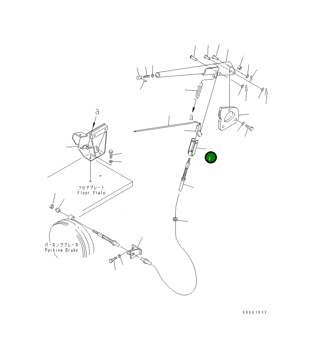 Вилка 232-43-56420 Komatsu