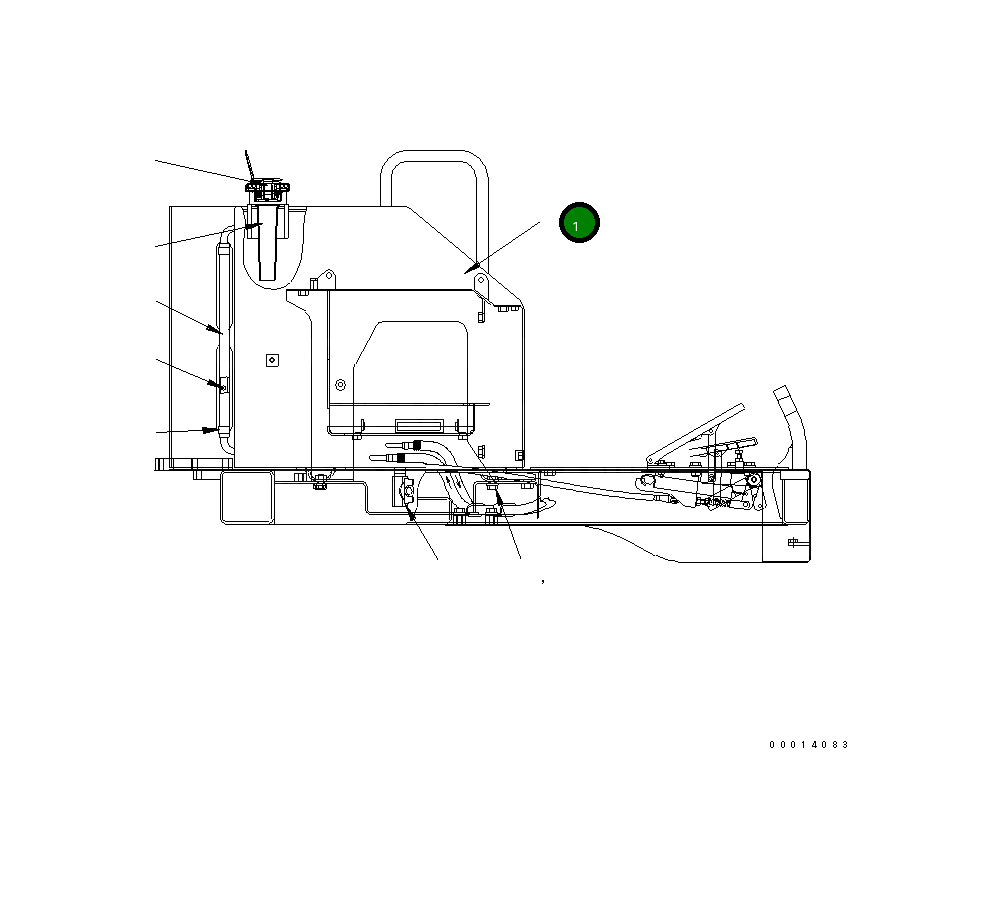 Бак 10P-04-11111 Komatsu