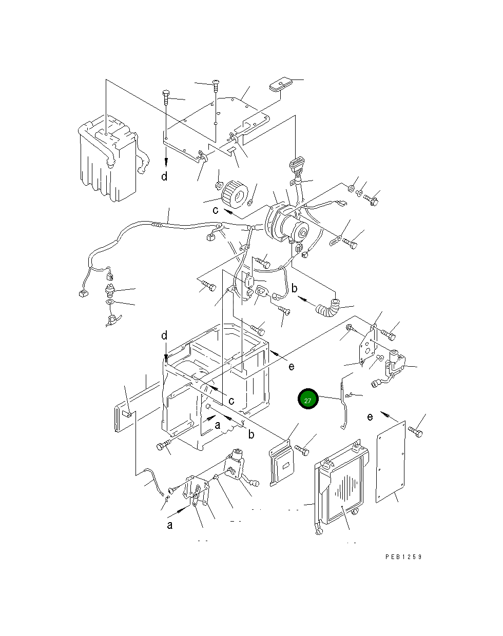 Вал 195-Z11-6252 Komatsu