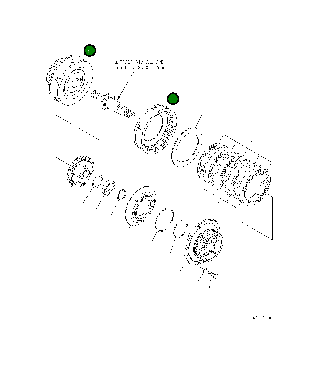 Барабан 14X-22-22110 Komatsu