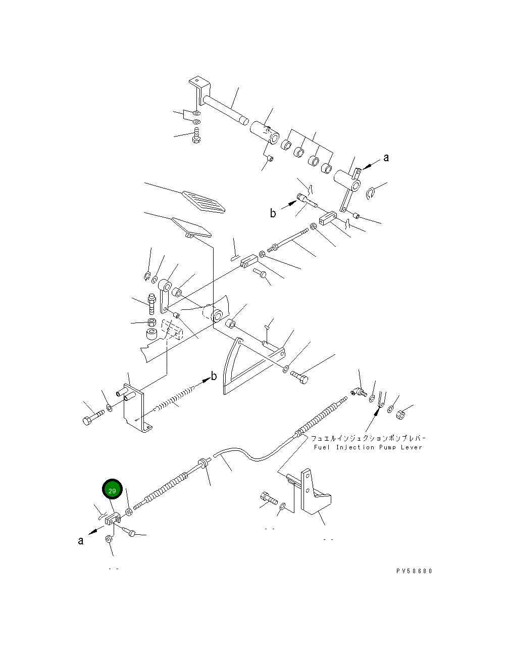 Вилка 23A-43-12670 Komatsu