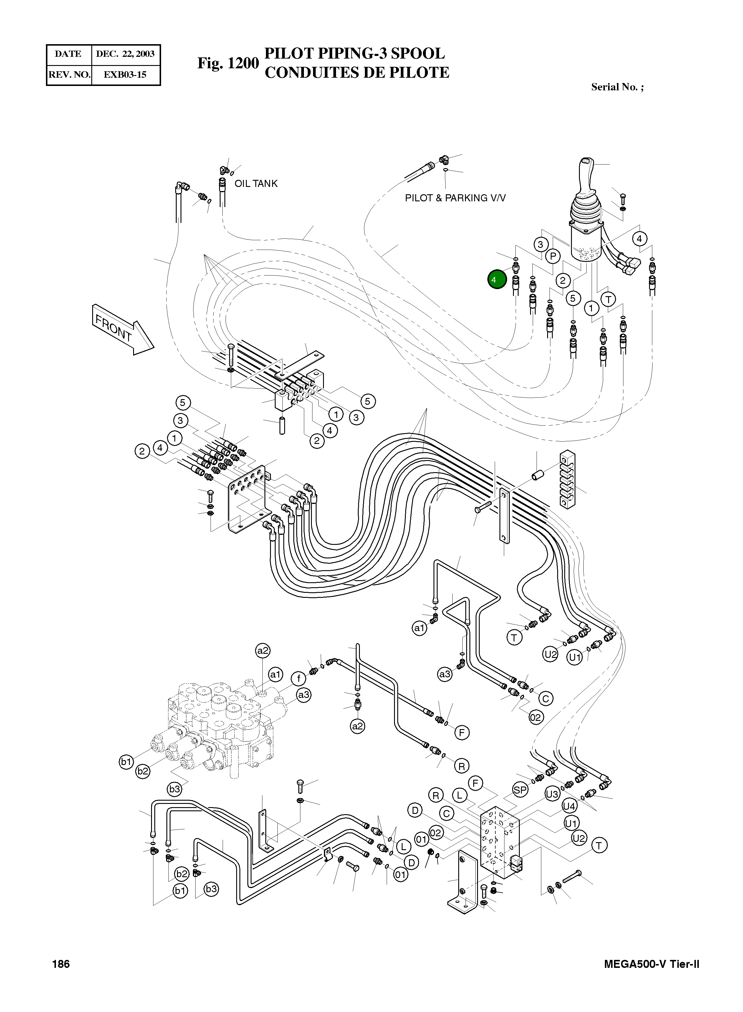 Адаптер PF1/4-PF3/8 2181-1917D55 Komatsu