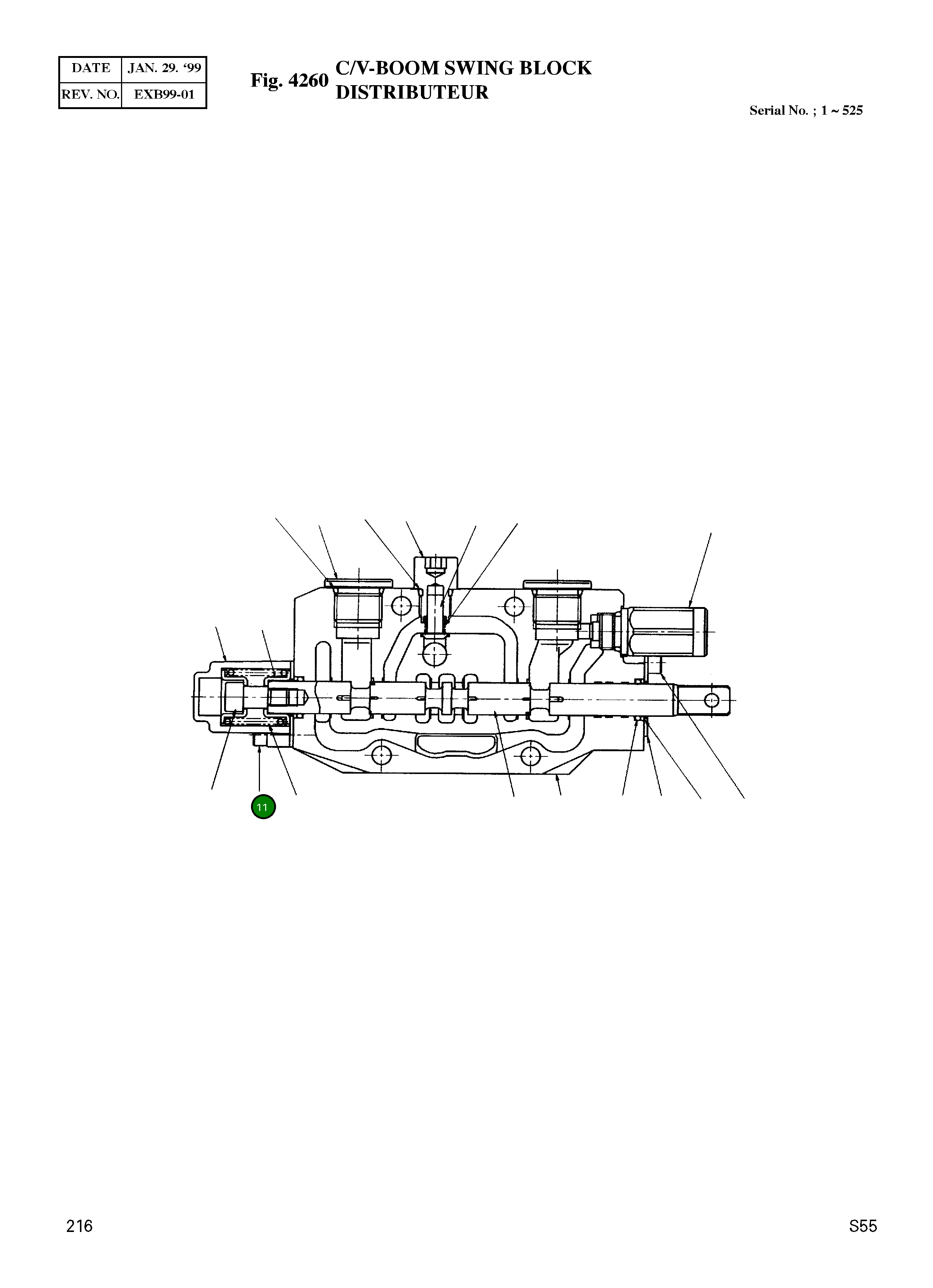 Болт M6X22 00020106022-51 Komatsu