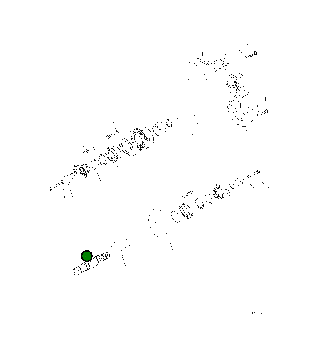 Вал 425-15-43310 Komatsu