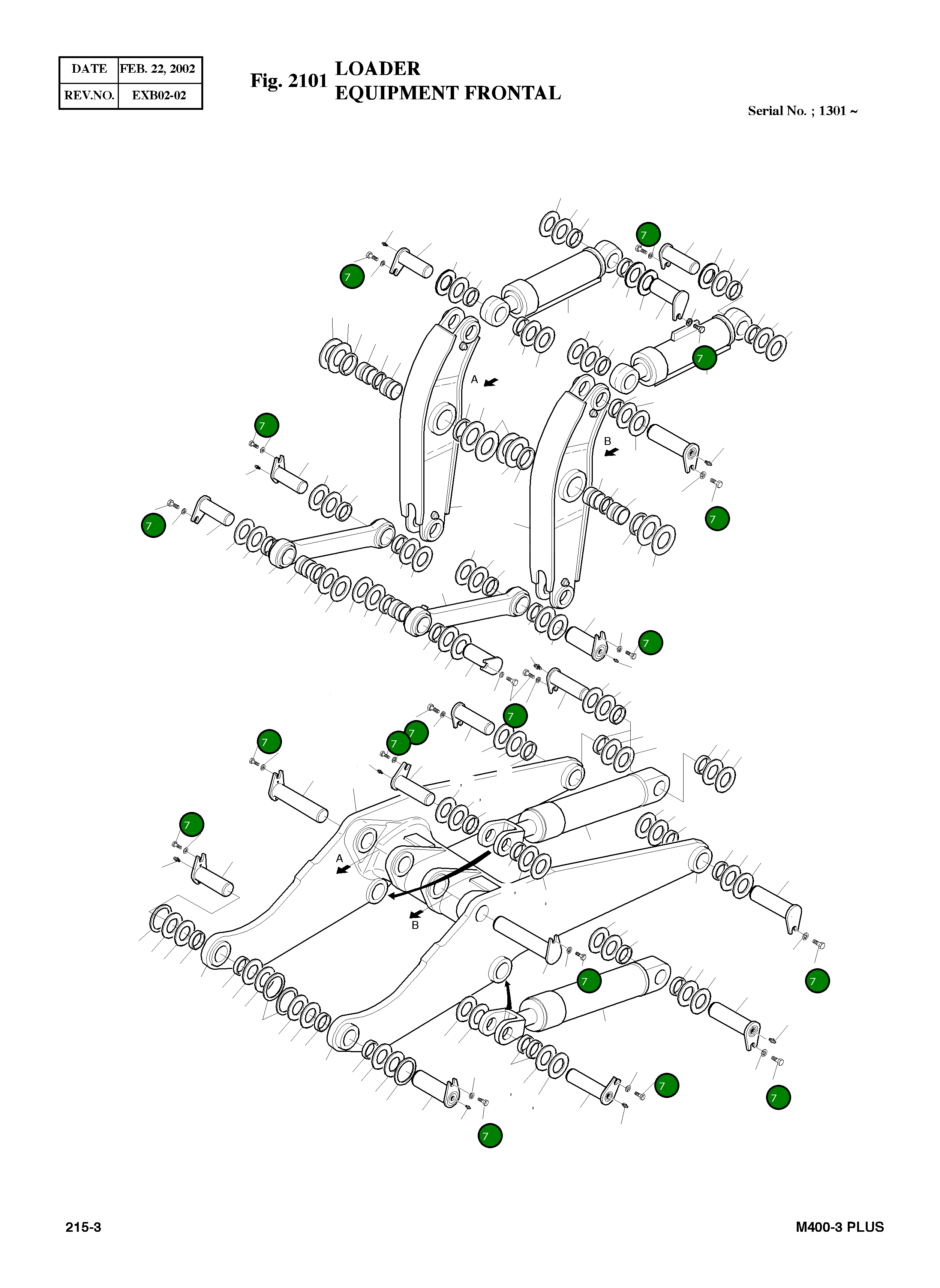 Болт M16X1.5X28 S0721153 Komatsu