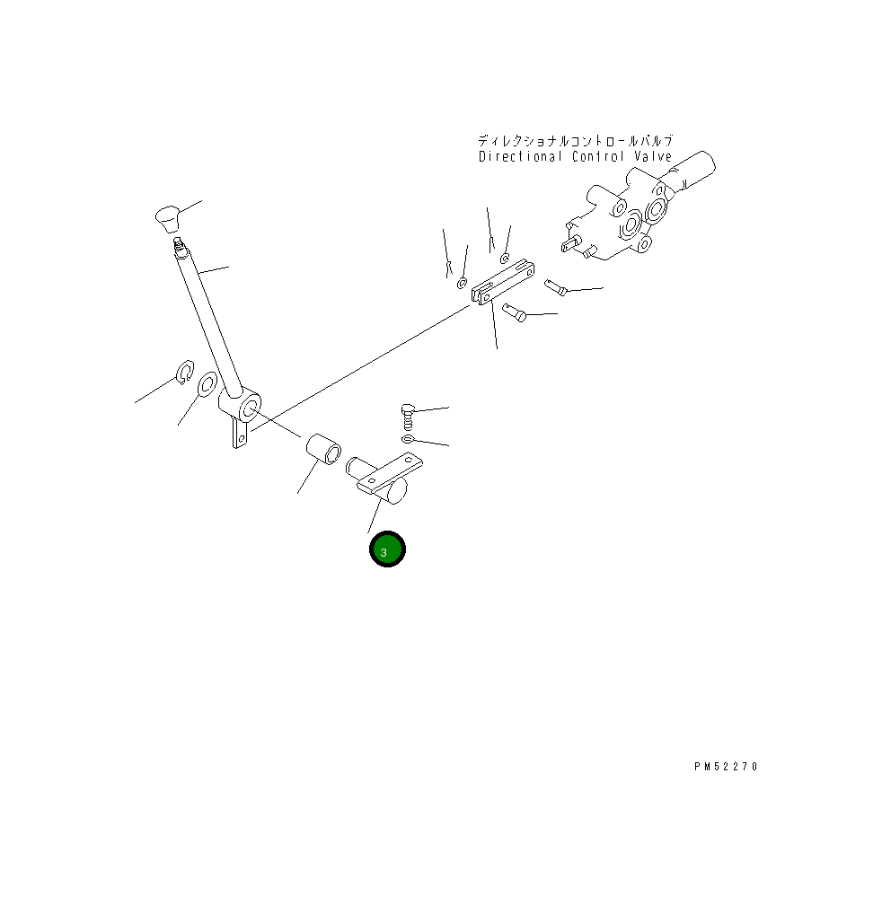 Вал 234-43-37590 Komatsu