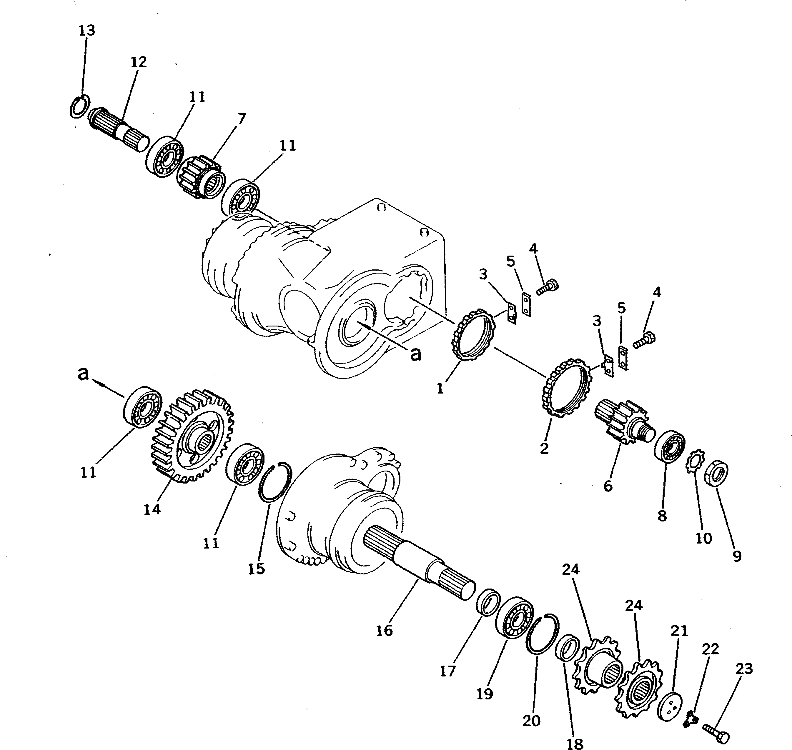Ведущая звезда 234-991-2260 Komatsu