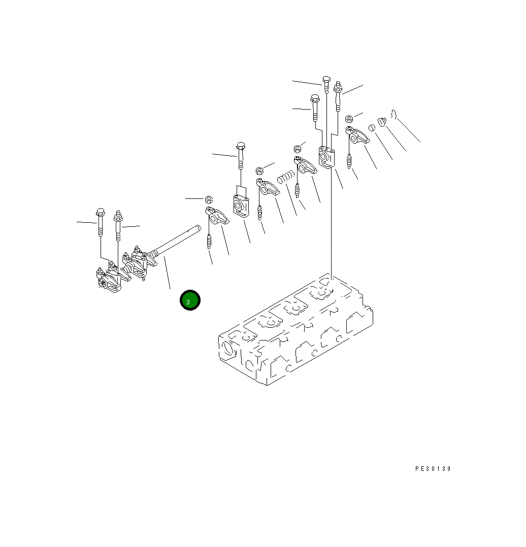 Вал 6204-41-5210 Komatsu