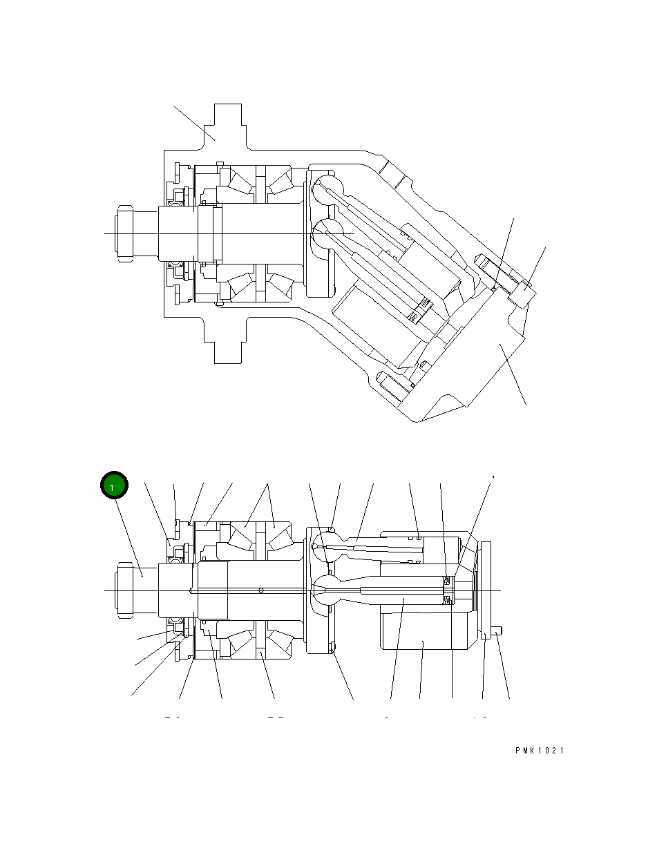 Вал UC1100470863 Komatsu