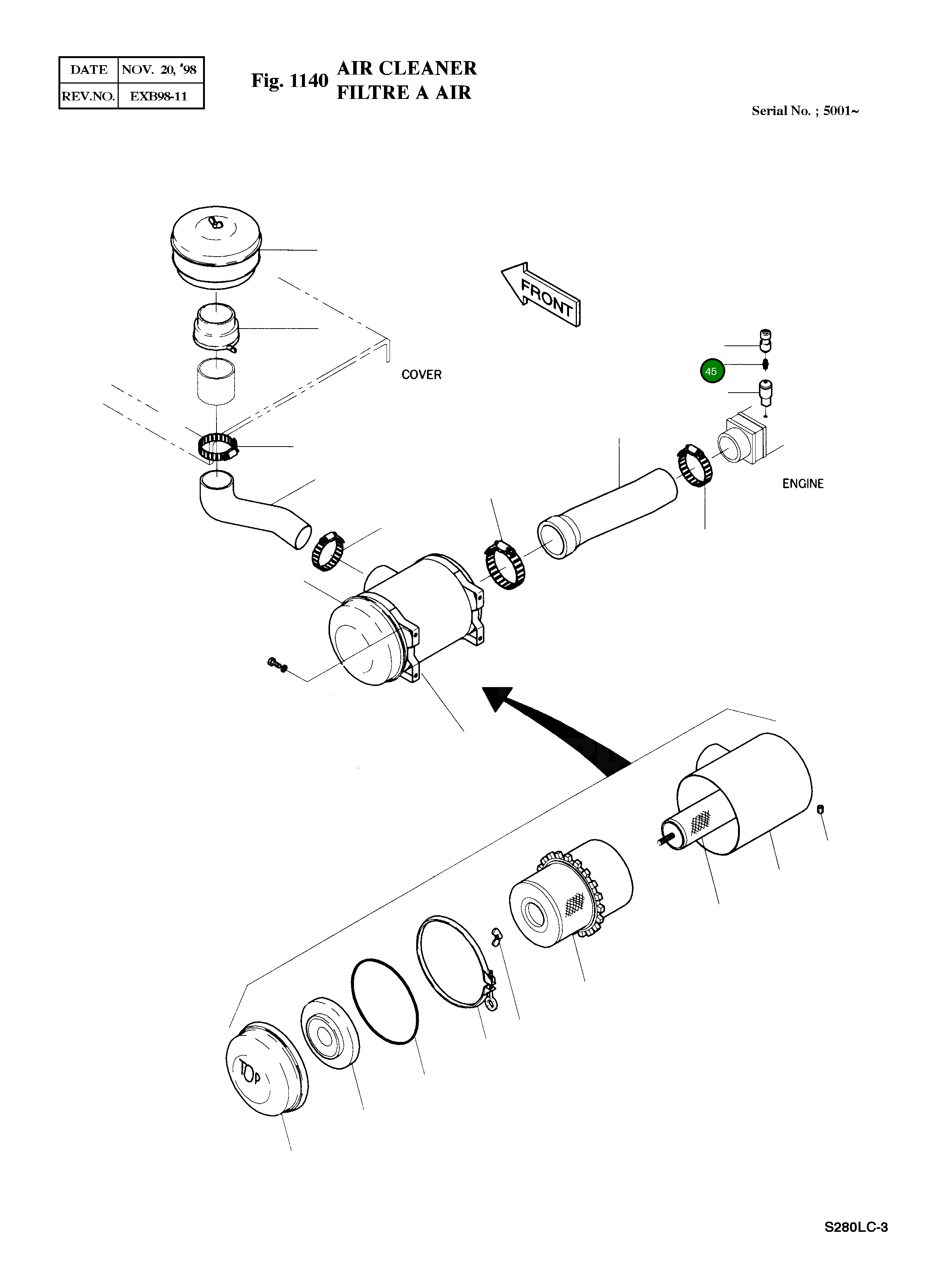Адаптер 2181-2302 Komatsu