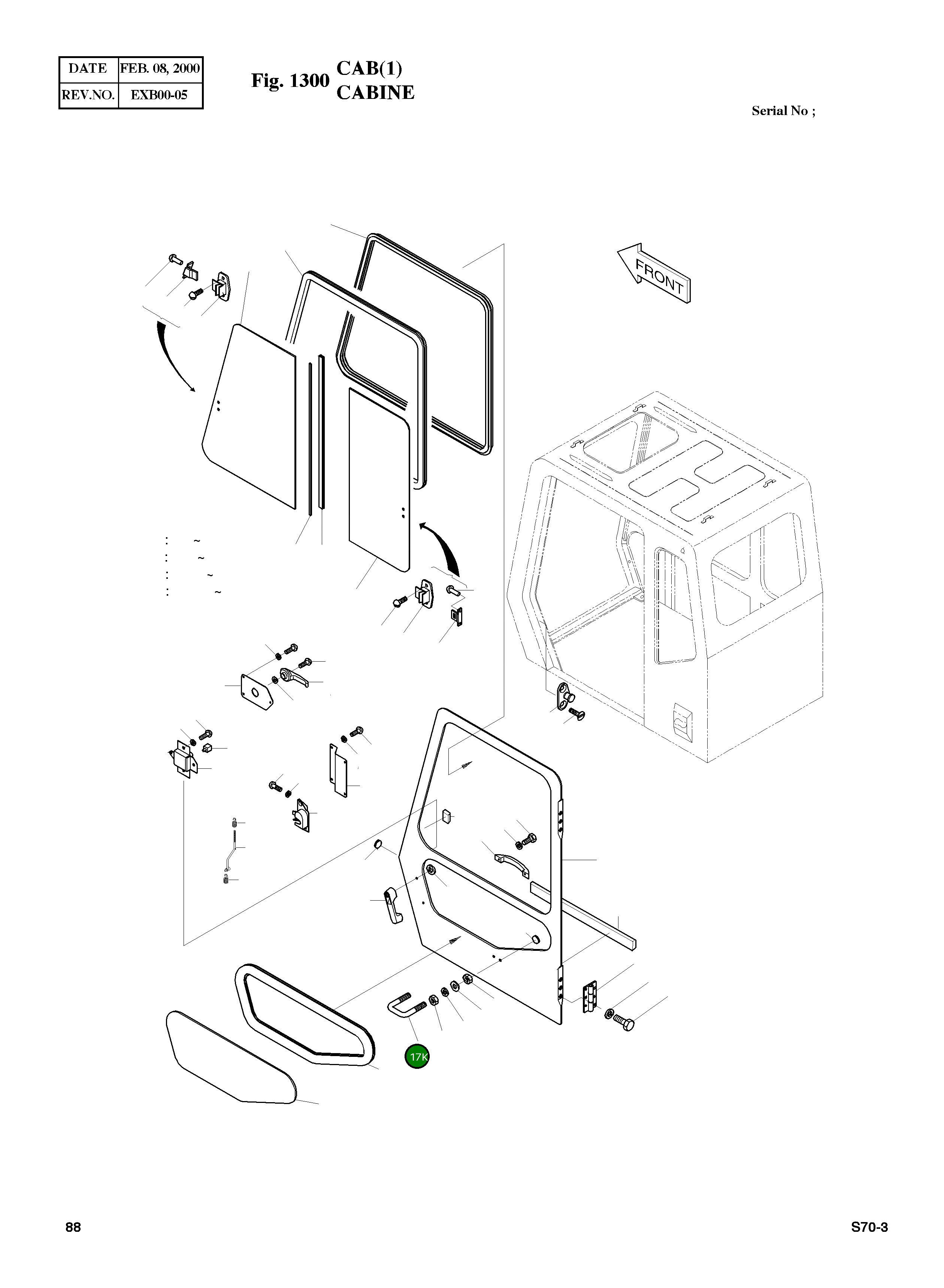 Болт, U M10X1.5 2120-1464A Komatsu