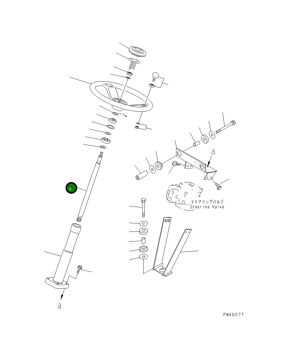 Вал 363-40-32231 Komatsu