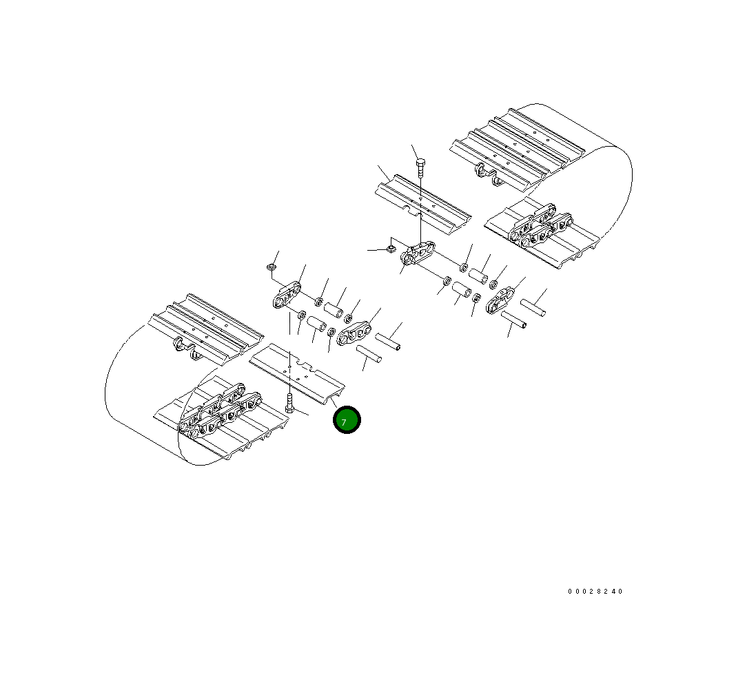 Башмак 20Y-32-31360 Komatsu