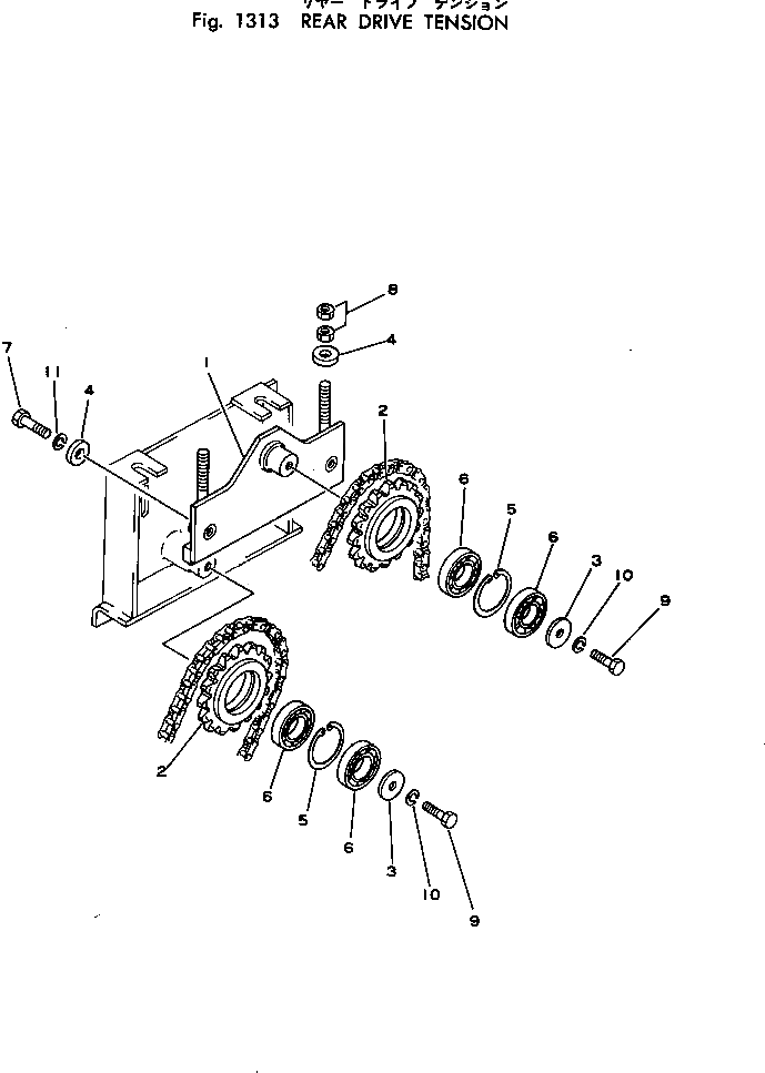 Ведущая звезда 2691-5-12300 Komatsu